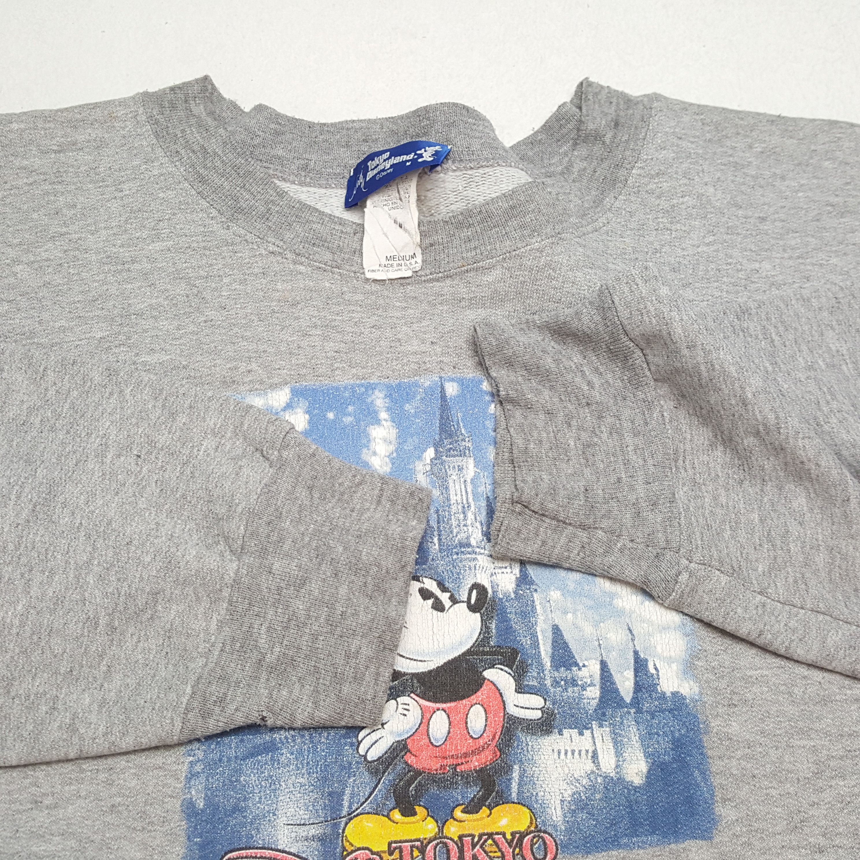 Disney × Mickey Mouse × Vintage Vintage MICKEY MOUSE DISNEYLAND Disney's Promo Sweatshirts Size US M / EU 48-50 / 2 - 7 Thumbnail
