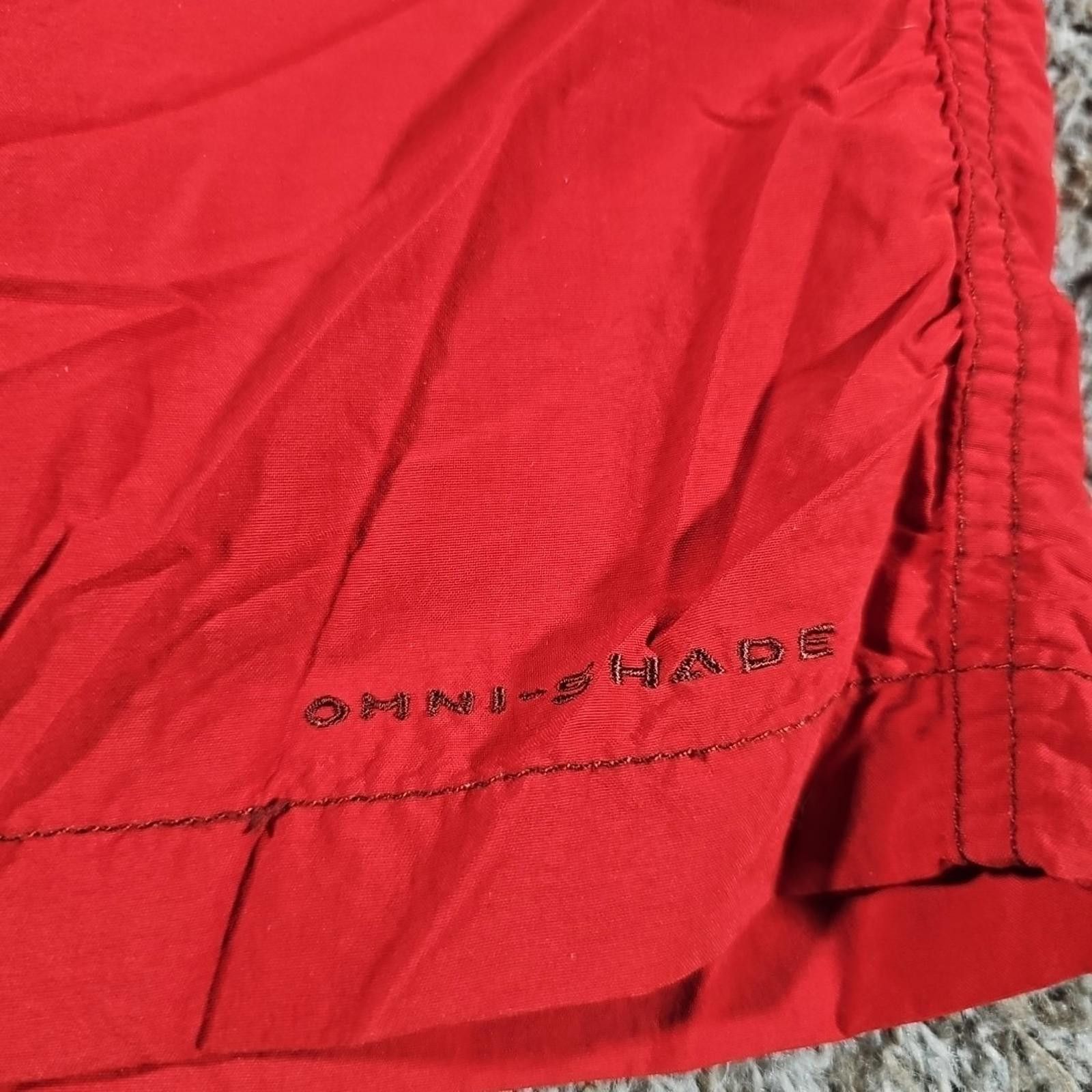 Columbia Columbia Omnishade 3X Belted Red Shorts Size US 32 / EU 48 - 4 Thumbnail