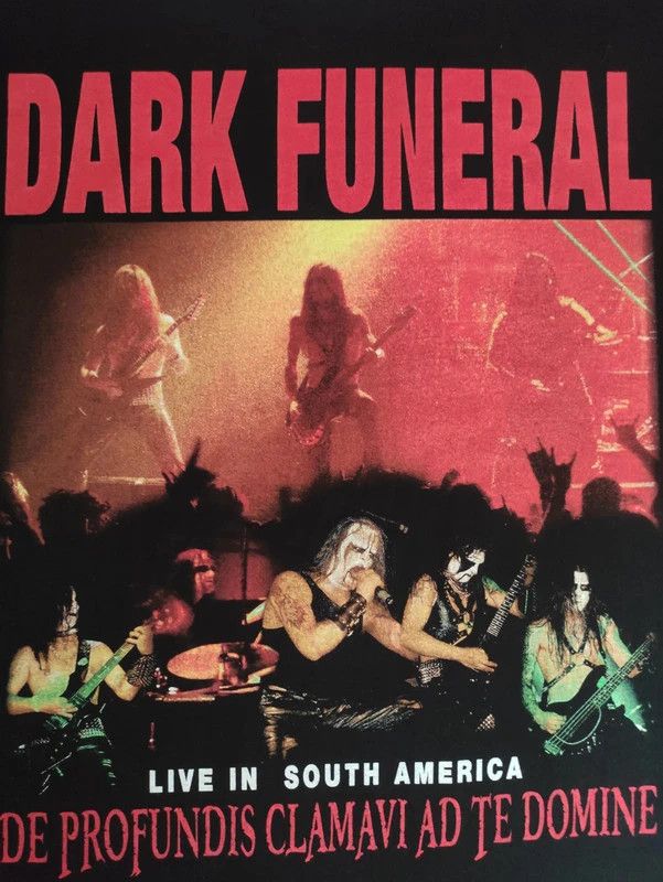 Band Tees Dark Funeral T Shirt Vintage 2003 Tour Black Metal Rare Size US XL / EU 56 / 4 - 3 Thumbnail