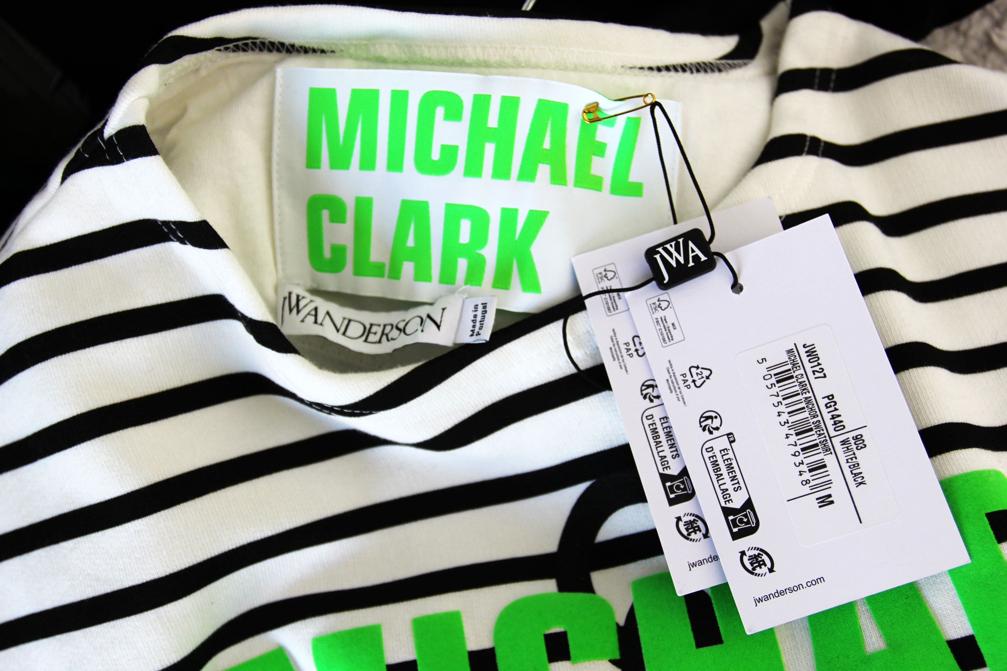 JW Anderson BNWT AW23 J.W.ANDERSON MICHAEL CLARK ANCHOR SWEATSHIRT M Size US M / EU 48-50 / 2 - 8 Thumbnail