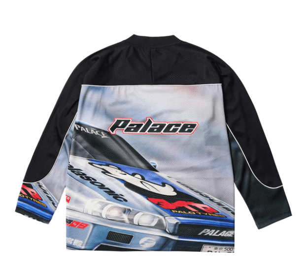 Palace Palace Racey Jersey Black Size Large Size US L / EU 52-54 / 3 - 3 Thumbnail