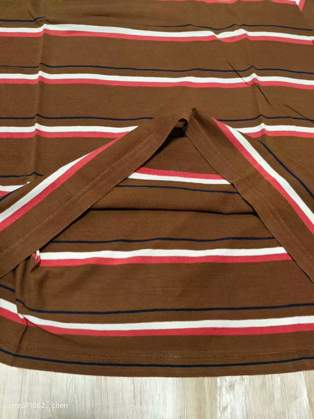 Visvim visvim 19AW Border A-Liner S/S Tee Size US XL / EU 56 / 4 - 5 Thumbnail