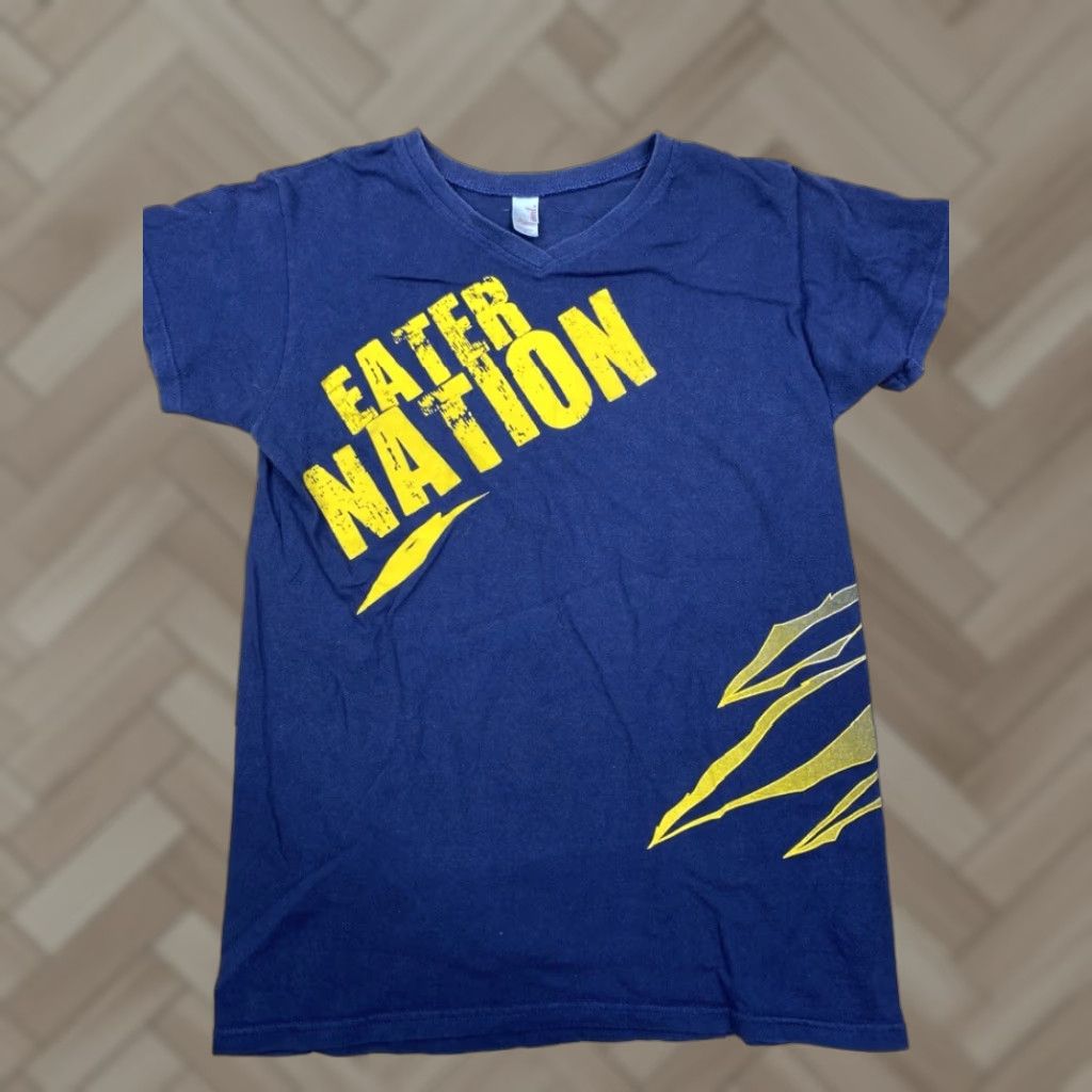 Anvil Anvil Women's T-Shirt V-Neck Cap Sleeve Eater Nation Graphic Small Blue KS Size S / US 4 / IT 40 - 1 Thumbnail