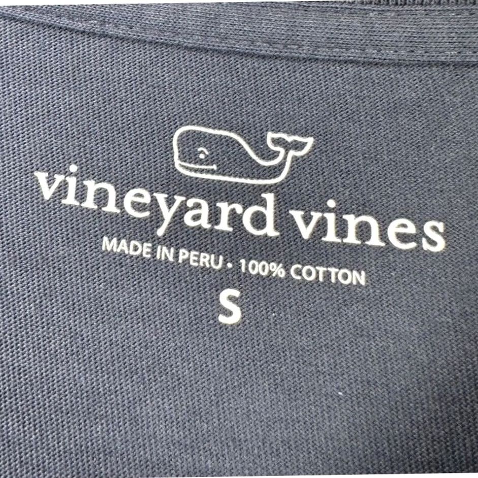 Vineyard Vines Vineyard Vines T-Shirt Mens Small Navy Whale Graphic Long Sleeve Naughty or Nice Crew Neck Pocket Tee Men XS? Nope Size US S / EU 44-46 / 1 - 4 Thumbnail