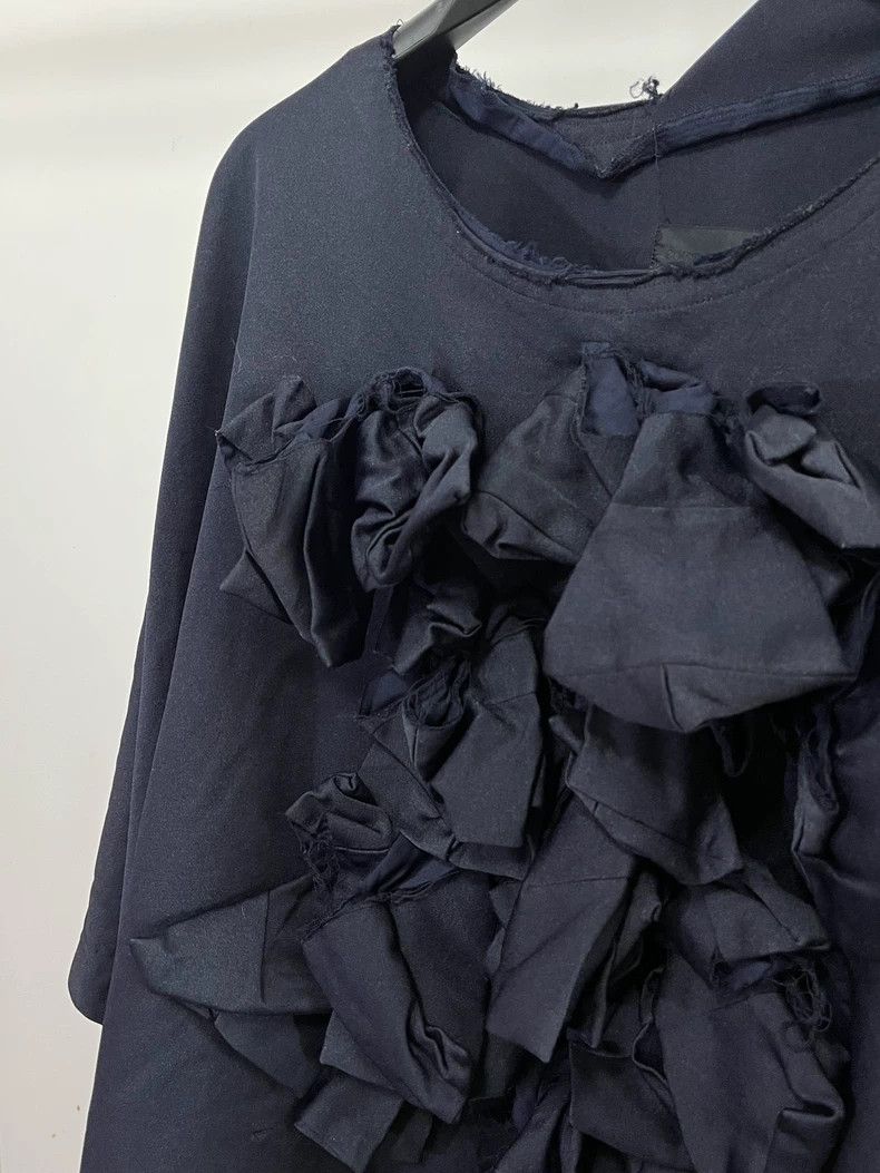 Comme des Garcons Comme Des Garcons Three-dimensional kneaded flower cloak Size S / US 4 / IT 40 - 3 Thumbnail