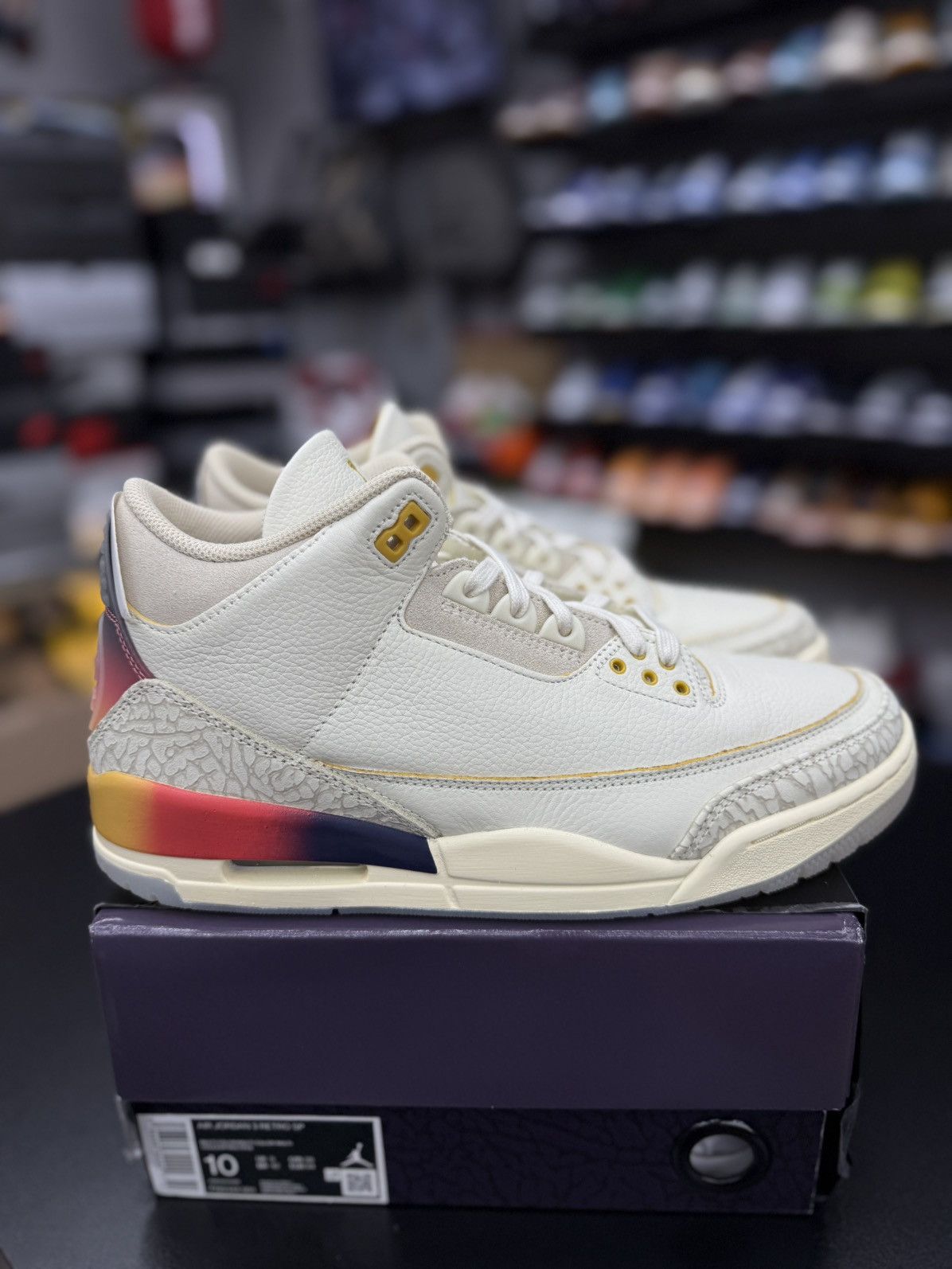 Jordan Brand Jordan 3 J Balvin Sunset (FN0344-901) Size 10 (NEW) Size US 10 / EU 43 - 14 Thumbnail