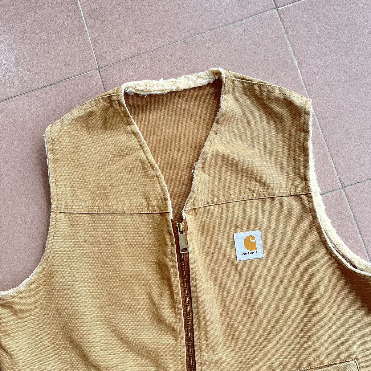 Carhartt × Vintage Carhart duck Brown Vest Size US L / EU 52-54 / 3 - 19 Thumbnail