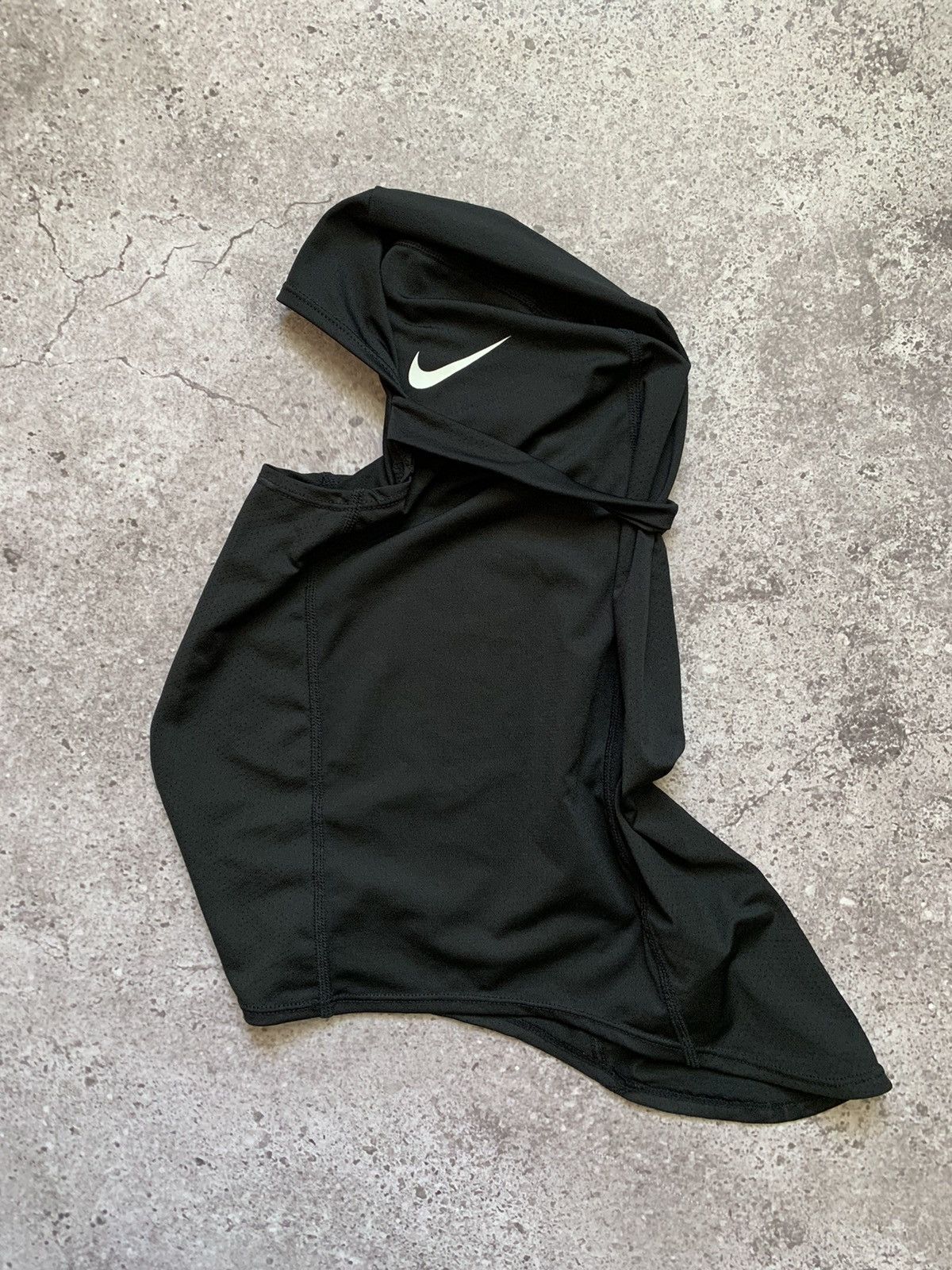 Pre-owned Drake X Nike Balaclava Hood Ski Mask In Black