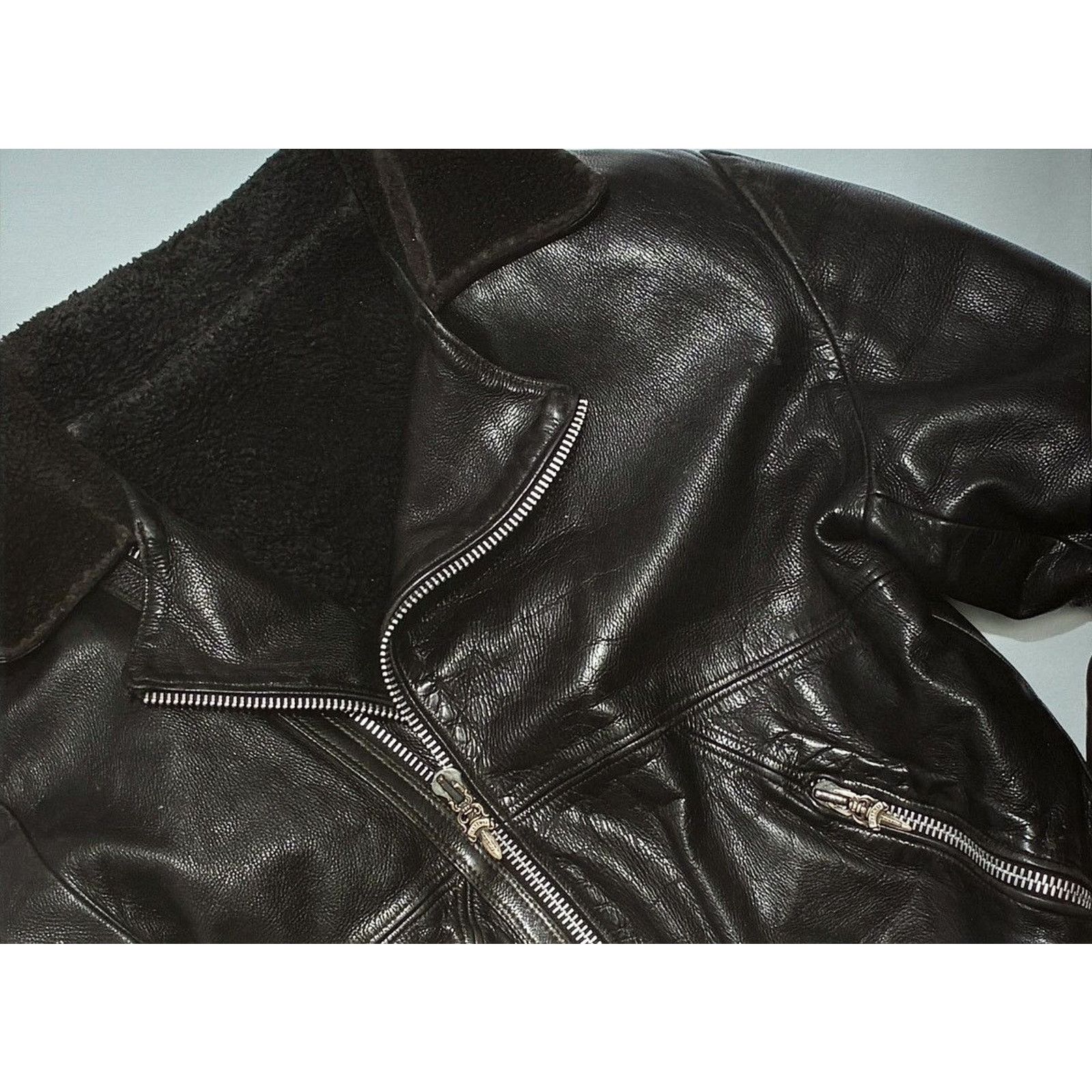 Chrome Hearts × Japanese Brand × Vintage Chrome Hearts black jacket photo Framed poster 9x11 Size ONE SIZE - 2 Thumbnail