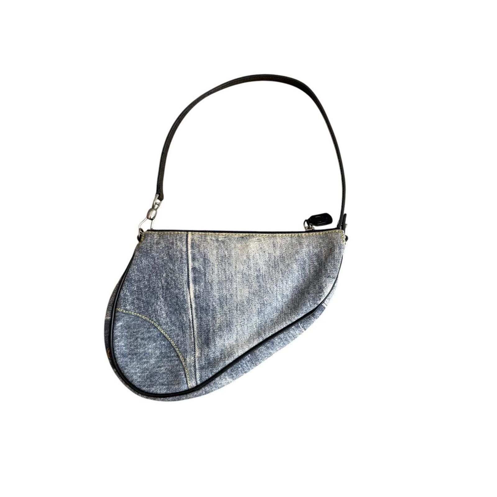 Christian Dior Monsieur Christian Dior Women's Blue and Grey Bag Size ONE SIZE - 5 Thumbnail