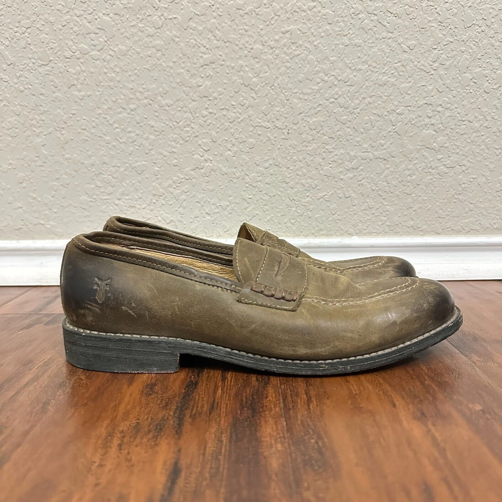 Frye FRYE John Addison Penny Loafers Leather Slip On Shoes Size US 8 / EU 41 - 5 Thumbnail