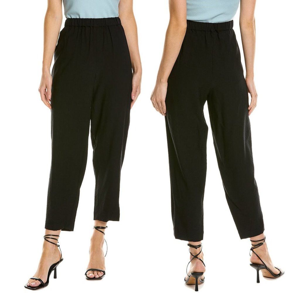 Vince Camuto NWT New $99 Vince Camuto Black Rumple Pants Size L Size 36" / US 14 / IT 50 - 1 Thumbnail