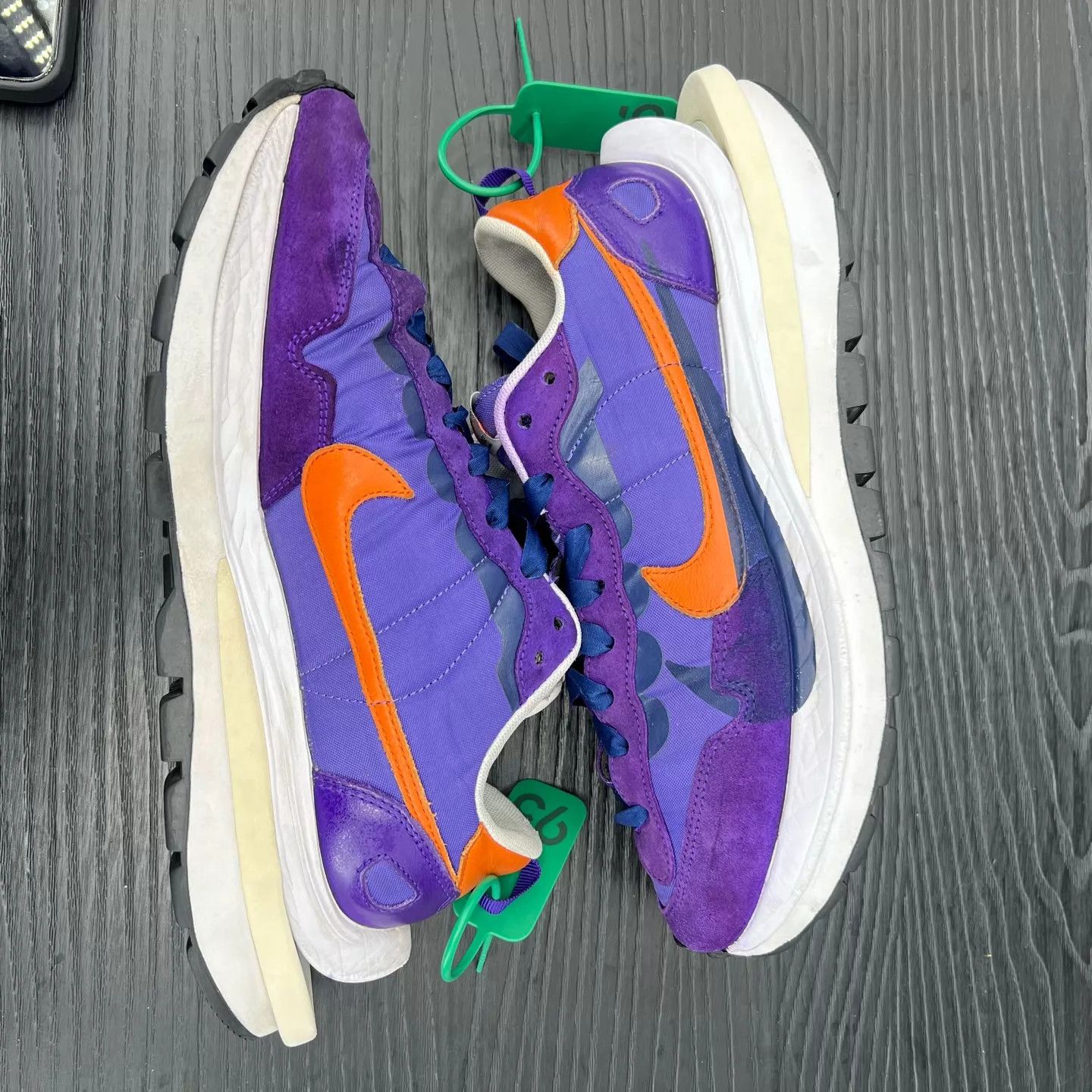 Sacai sacai x Nike vaporwaffle Purple Gold men's 42.5 Size US 9.5 / EU 42-43 - 3 Thumbnail