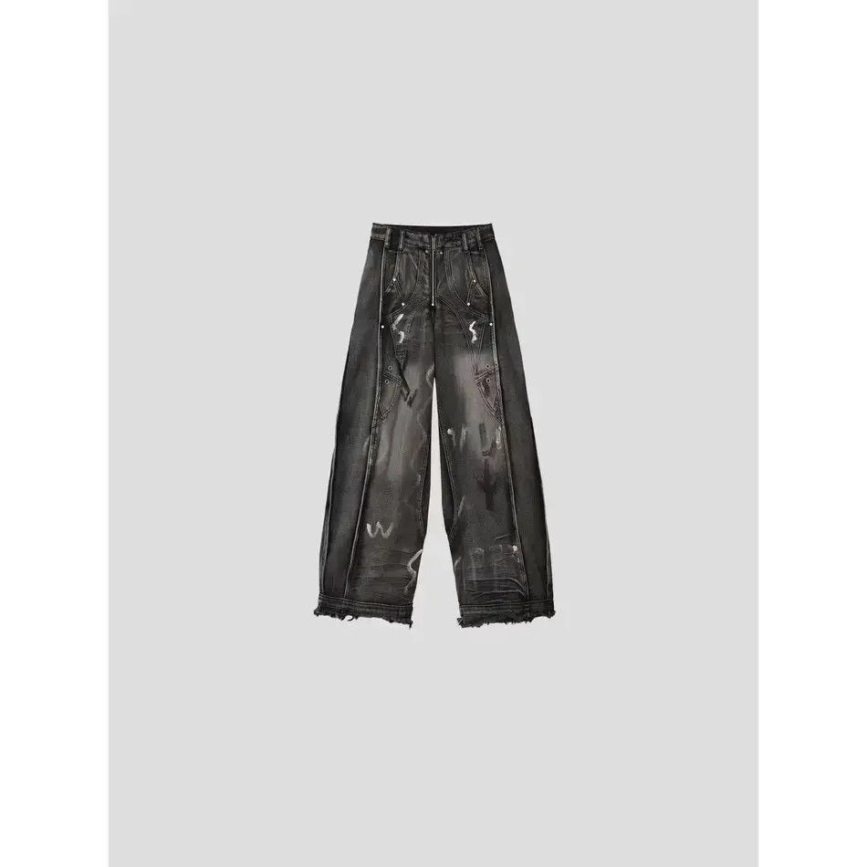 Japanese Brand American high street patchwork jeans for men Size US 32 / EU 48 - 5 Thumbnail