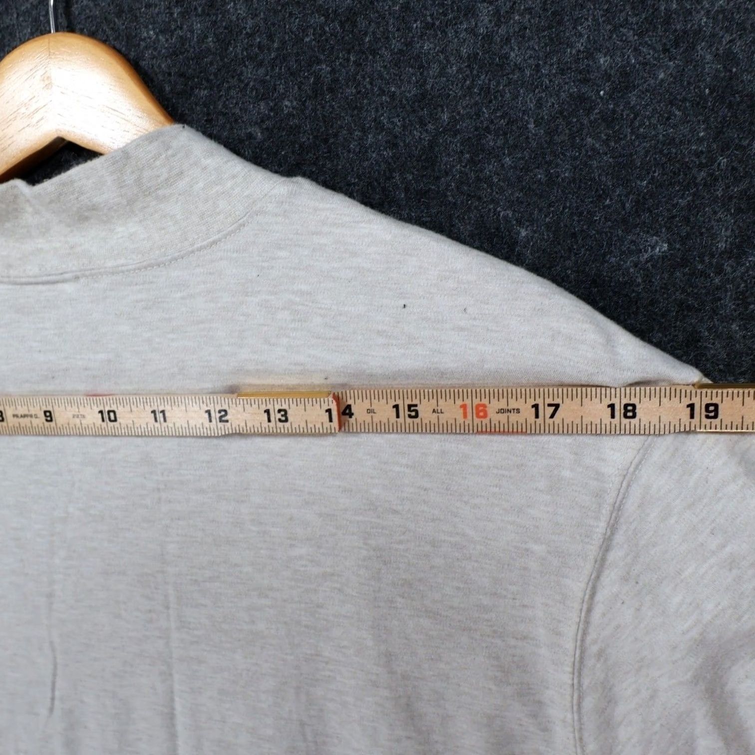 Roundtree & Yorke Roundtree & Yorke Shirt Mens XL Oatmeal Long Sleeve Cotton Mock Neck Size US XL / EU 56 / 4 - 6 Thumbnail