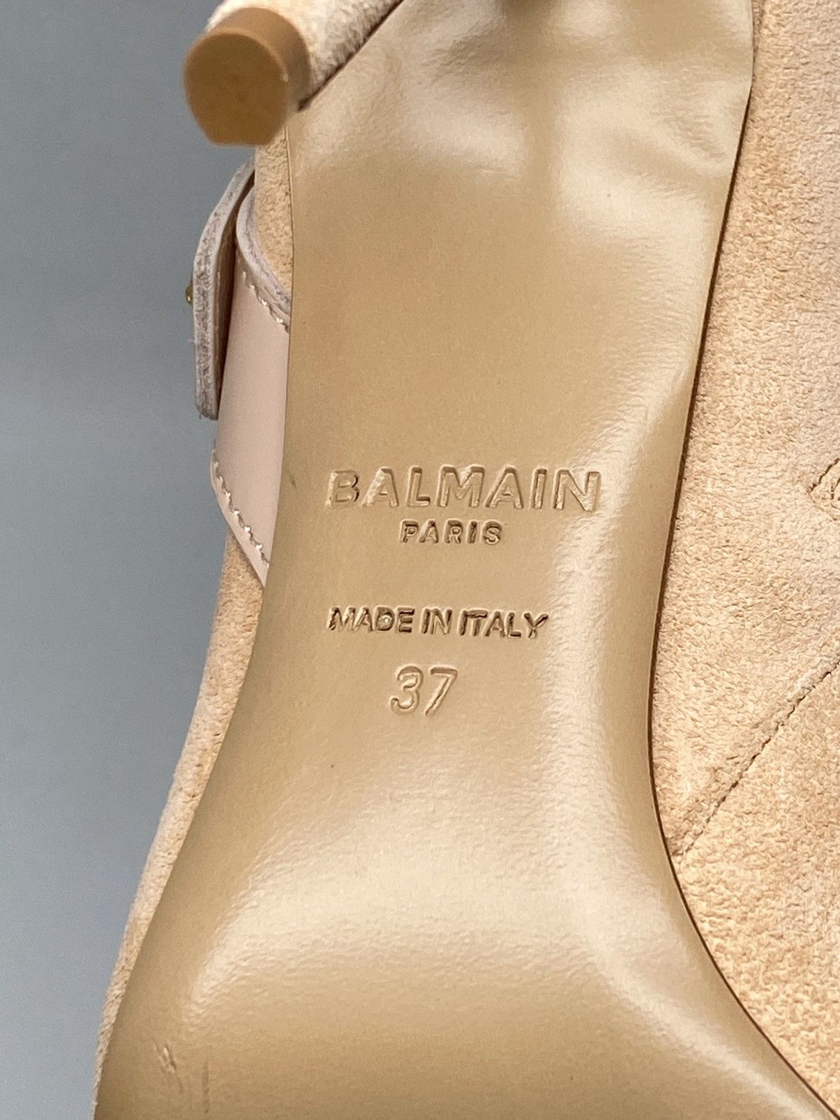 Balmain Balmain Eva 95MM Suede Ankle Boots size 37 Size US 7 / IT 37 - 15 Thumbnail