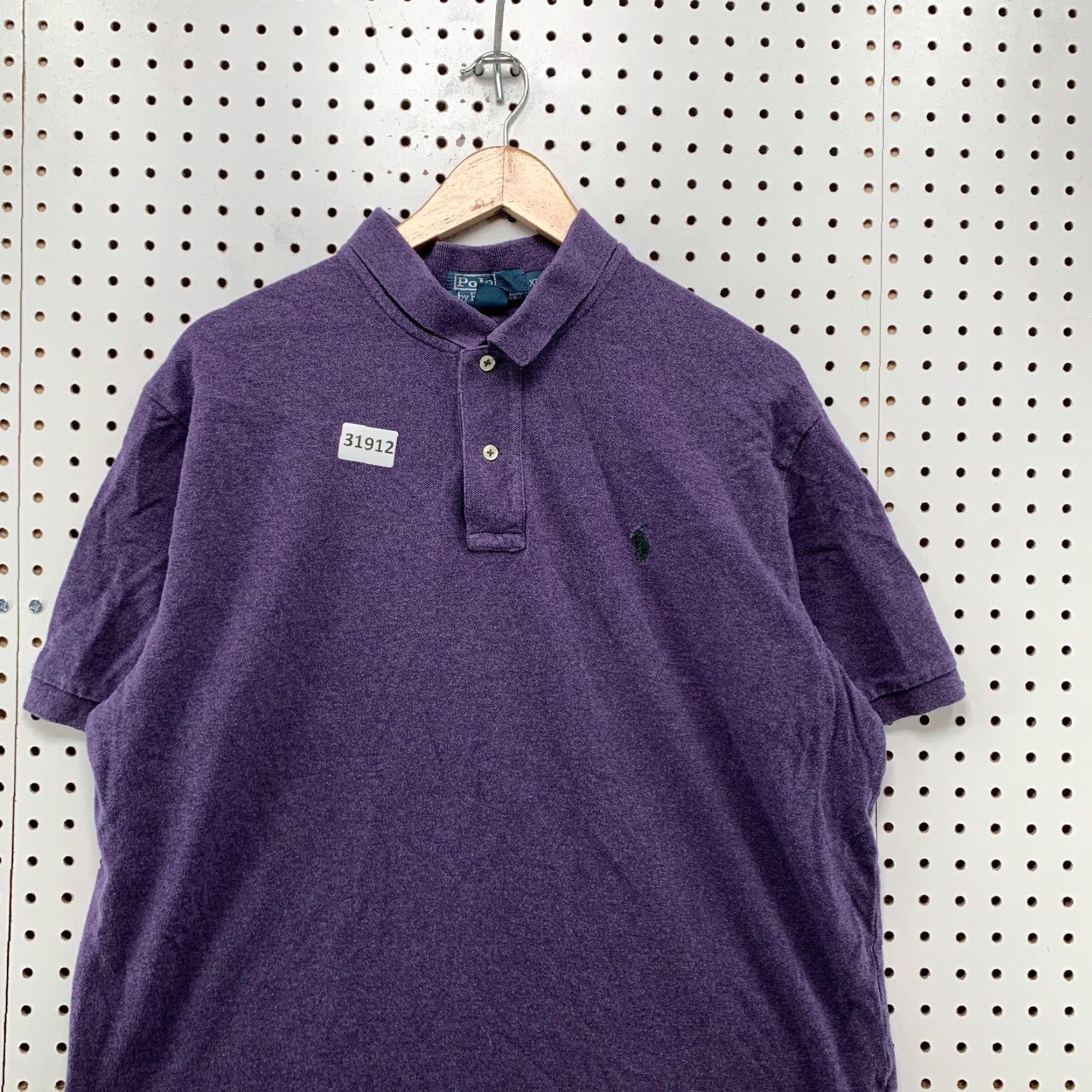 Polo Ralph Lauren Polo Ralph Lauren Collared Shirt Mens XL Purple Green Pony Casual 24x28.5 Size US XL / EU 56 / 4 - 2 Thumbnail