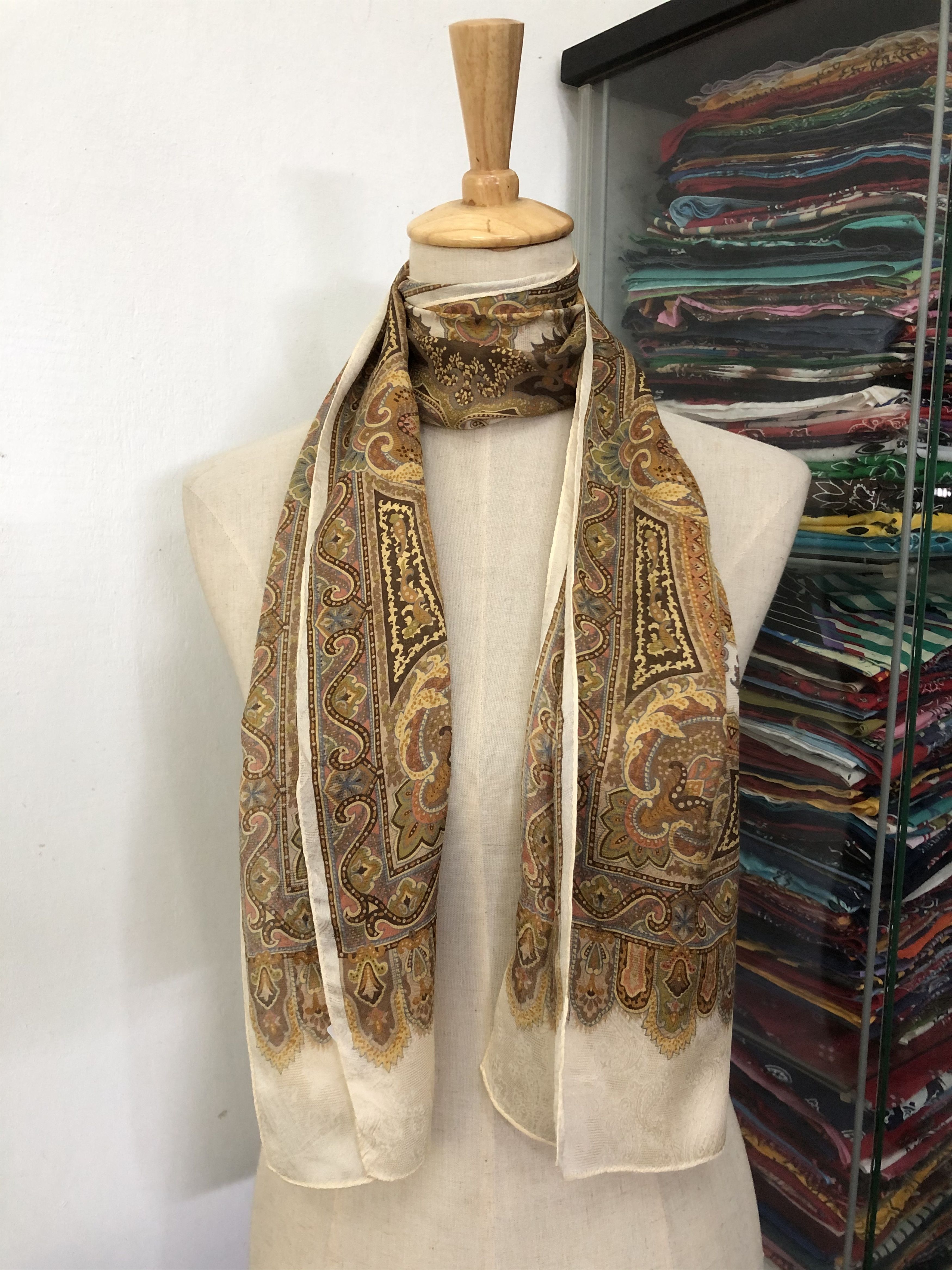 Vintage Vintage Topkapi Silk Scarf Size ONE SIZE - 1 Thumbnail