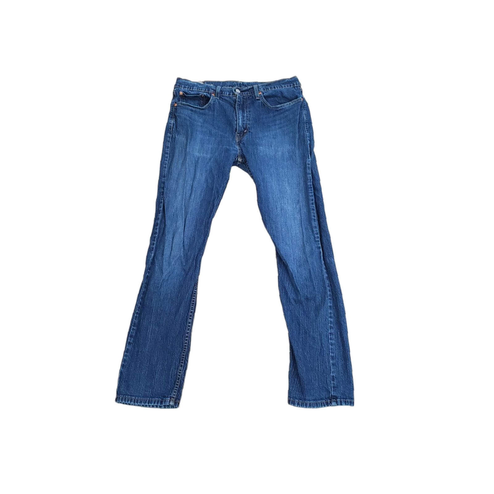 Levi's Levi's 502 Jeans Mens Regular 33x31 Blue Denim Tapered Straight Leg Dark Wash Logo Pockets Modern Fit - 31 Inseam - Size 33 - Cotton Size US 33 - 1 Thumbnail