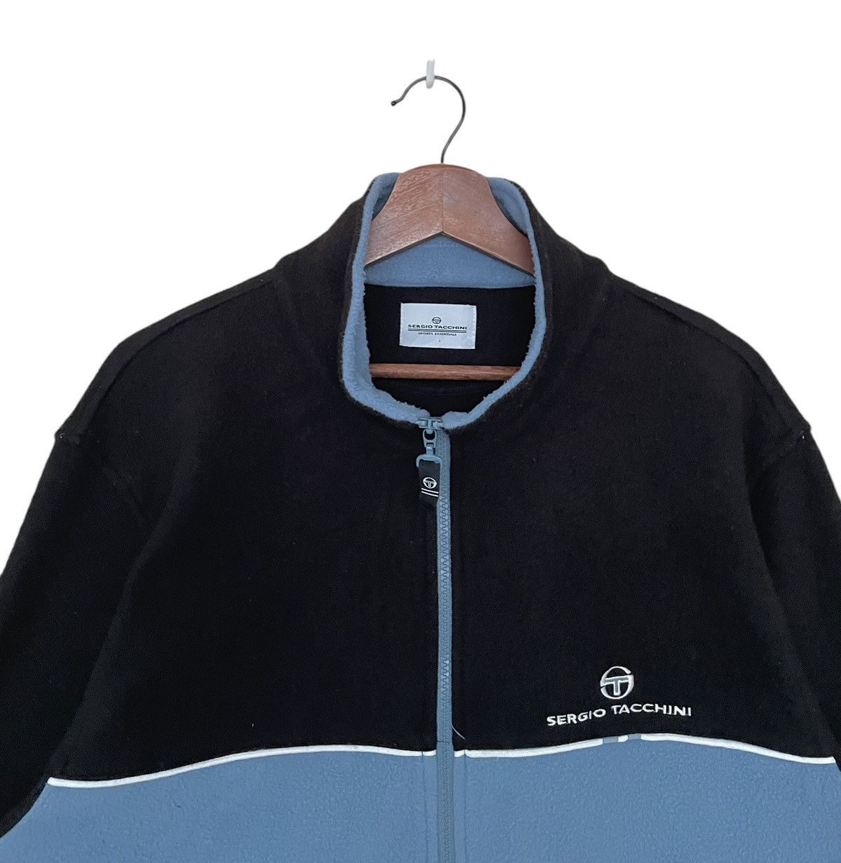 Sergio Tacchini × Vintage Vintage Brand Sergio Tacchini Full Zipper Fleece 1990s Size US M / EU 48-50 / 2 - 3 Thumbnail