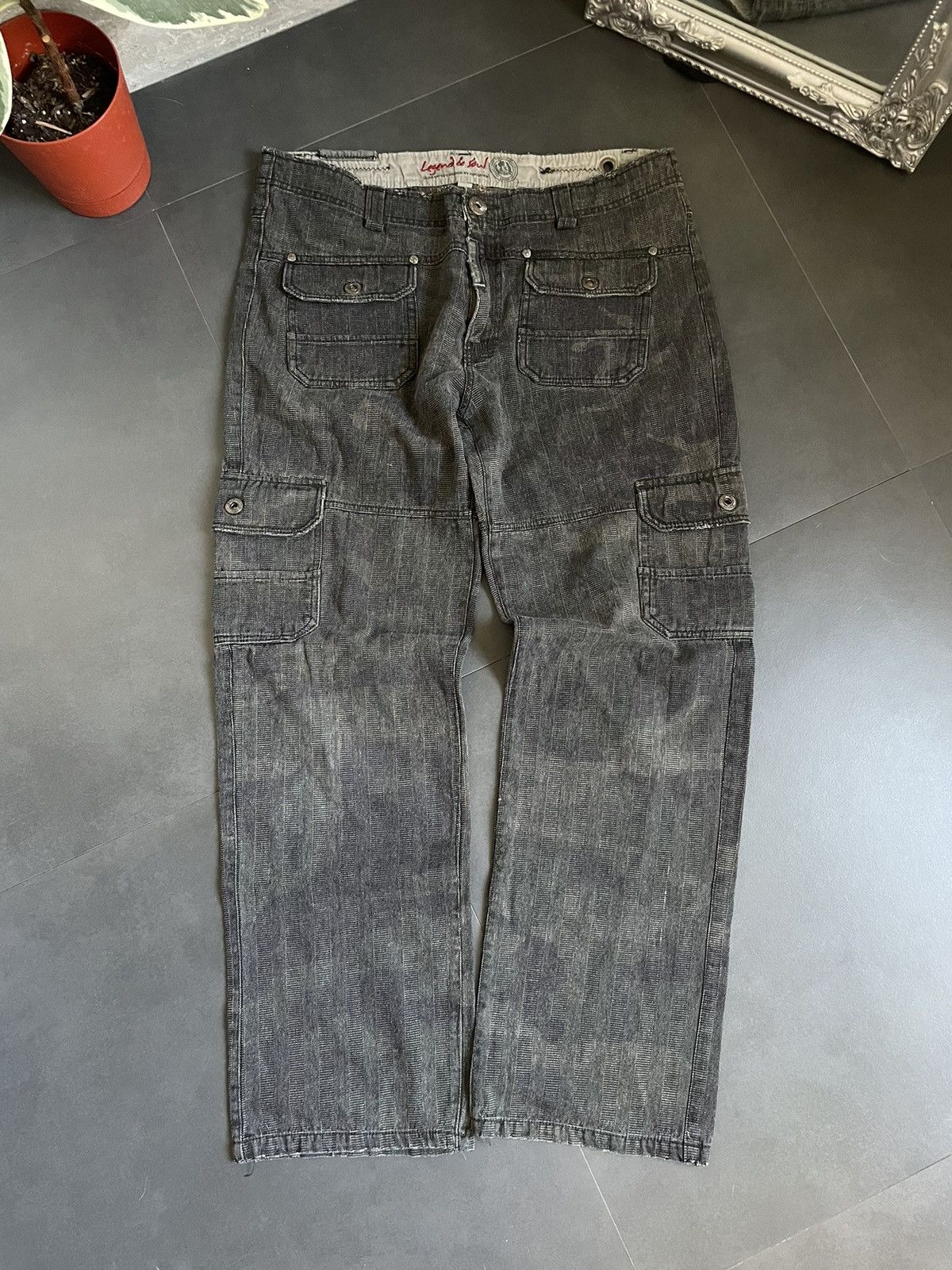 20471120 × Japanese Brand Vintage Baggy Cargo Pants Skate Camo Undercover Style Y2k Size US 34 / EU 50 - 7 Thumbnail