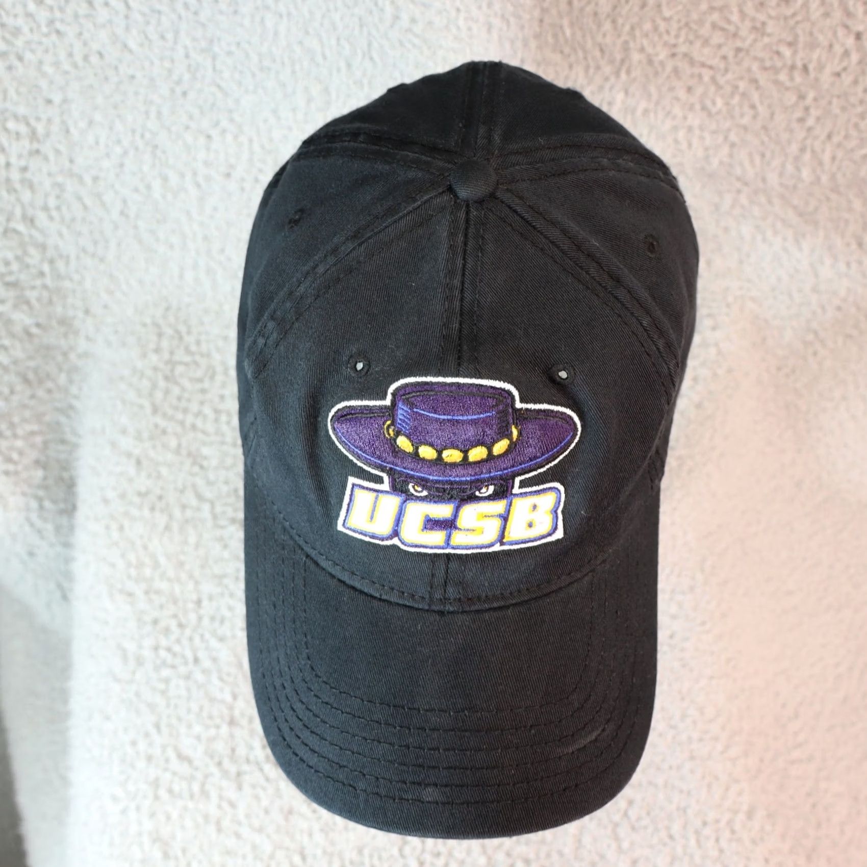 Our Legacy Legacy UCSB Gauchos Hat Embroidered Patch Black Dad Hat Casual Mens Size ONE SIZE - 3 Thumbnail