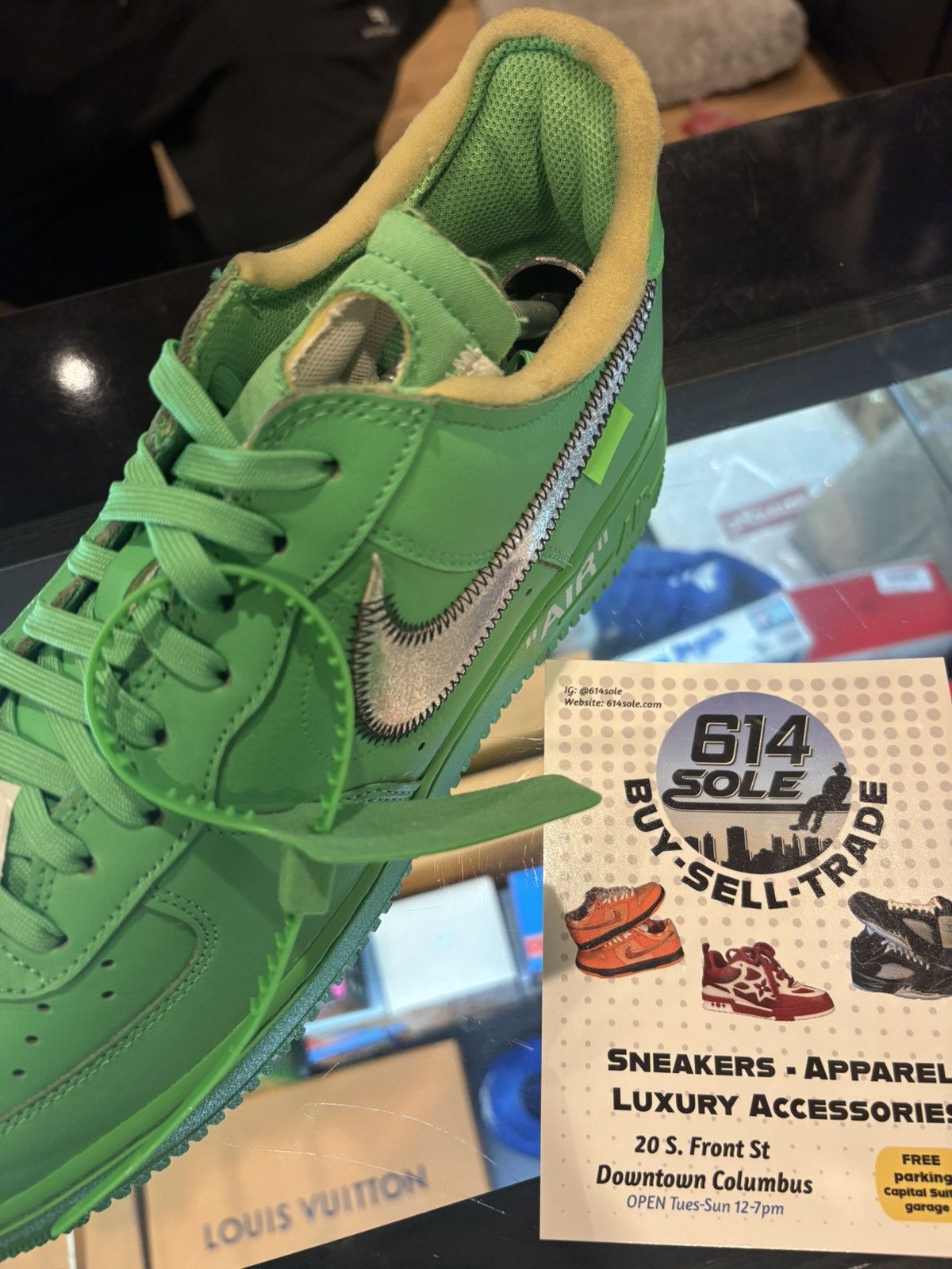 Nike × Off-White Air Force 1 Off-White Brooklyn Clean OG Size 10.5 Size US 10.5 / EU 43-44 - 6 Thumbnail