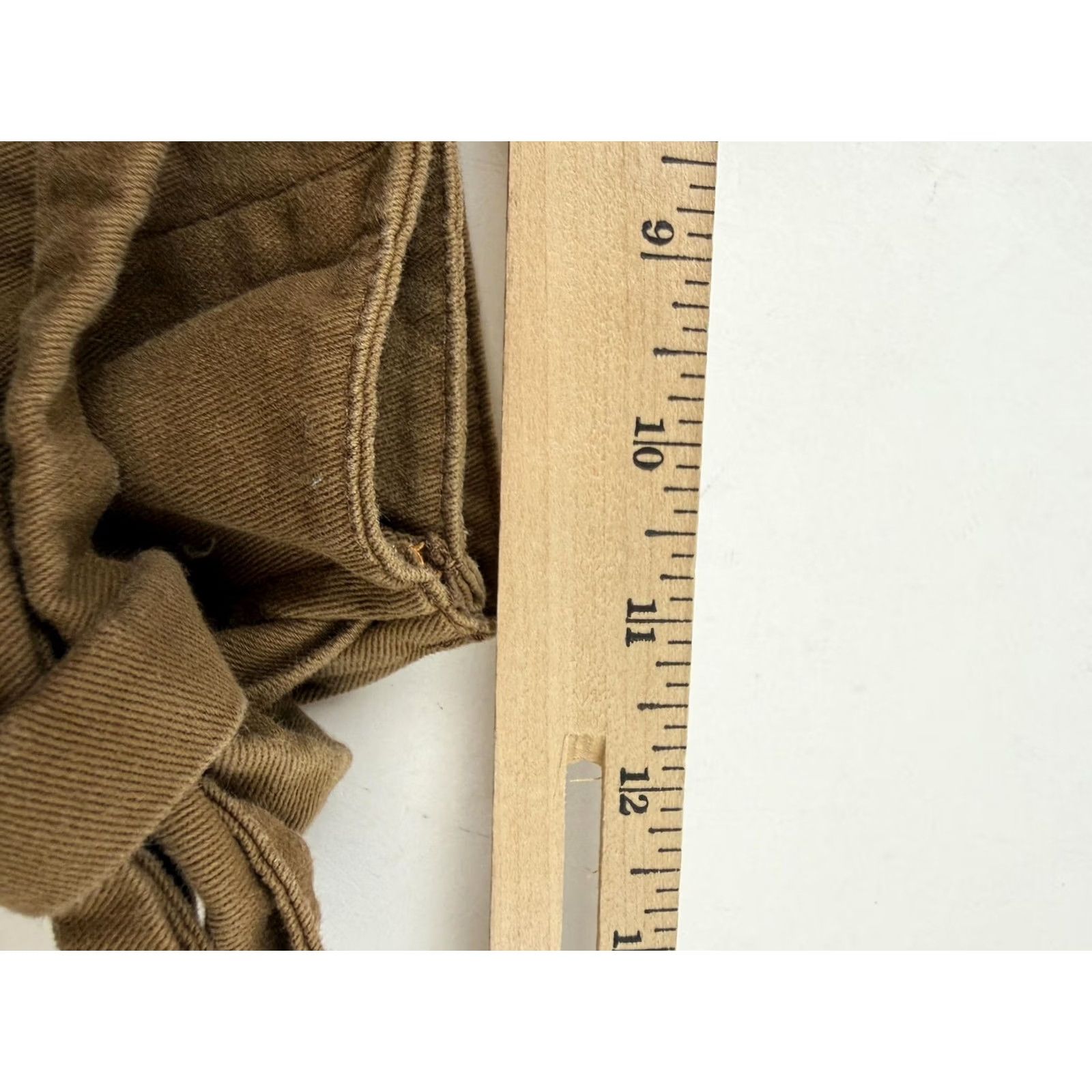 Vintage Things I Like Things I Love Skirt Small Brown Wrap Twill Mini Tie Waist Womens Size 28" / US 6 / IT 42 - 7 Thumbnail