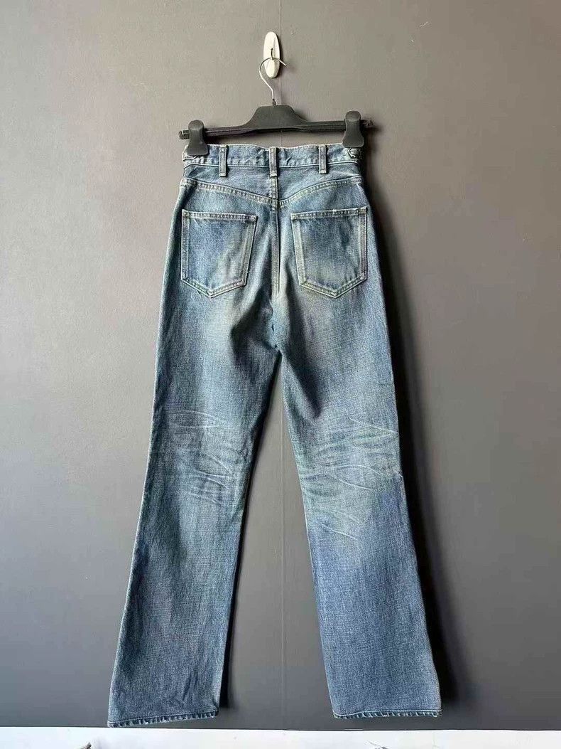 Celine Celine Gold Button Jane Jeans Size US 26 / EU 42 - 2 Thumbnail