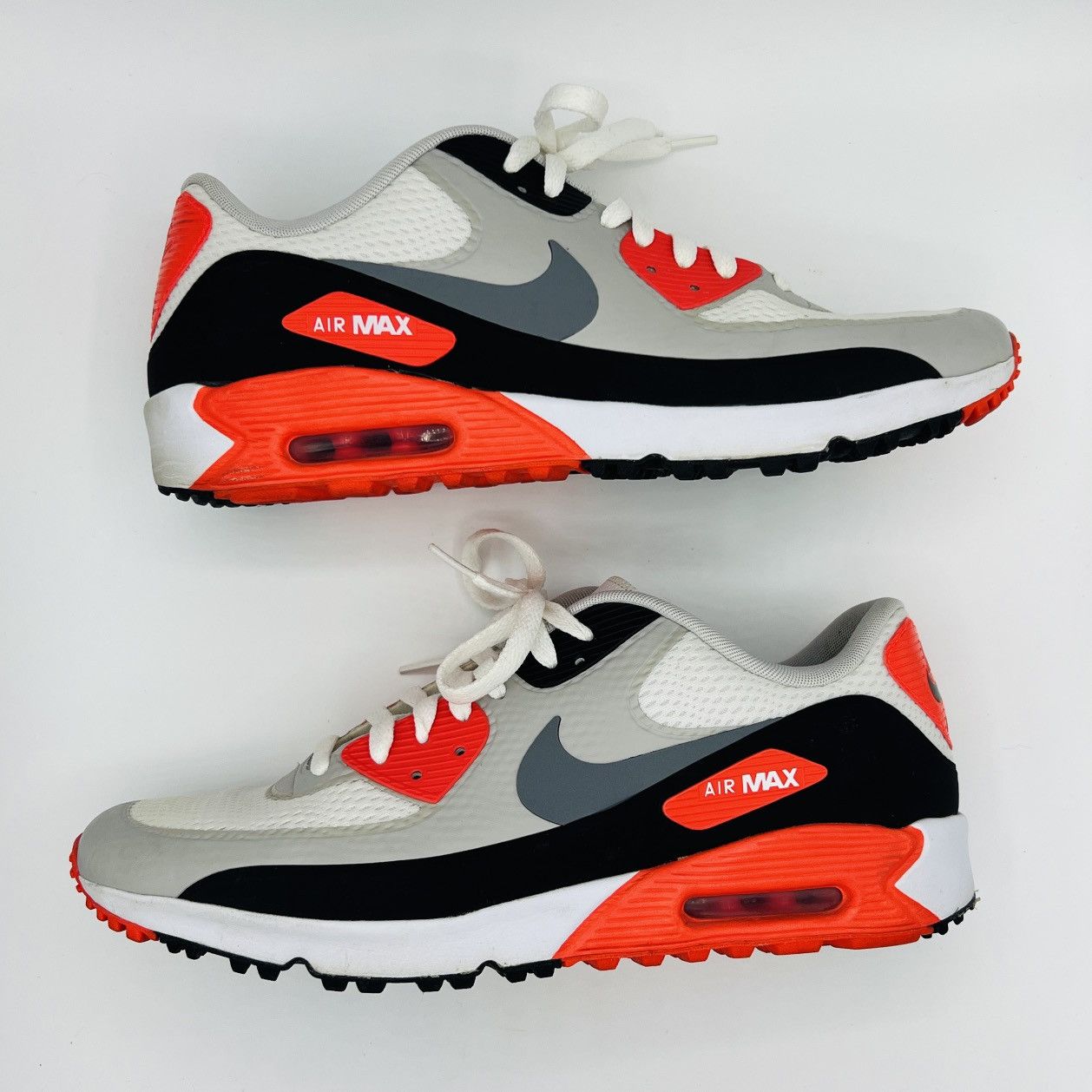 Nike NIKE Air Max 90 Sneakers - Infared Golf Running Shoes Size US 12 / EU 45 - 2 Thumbnail