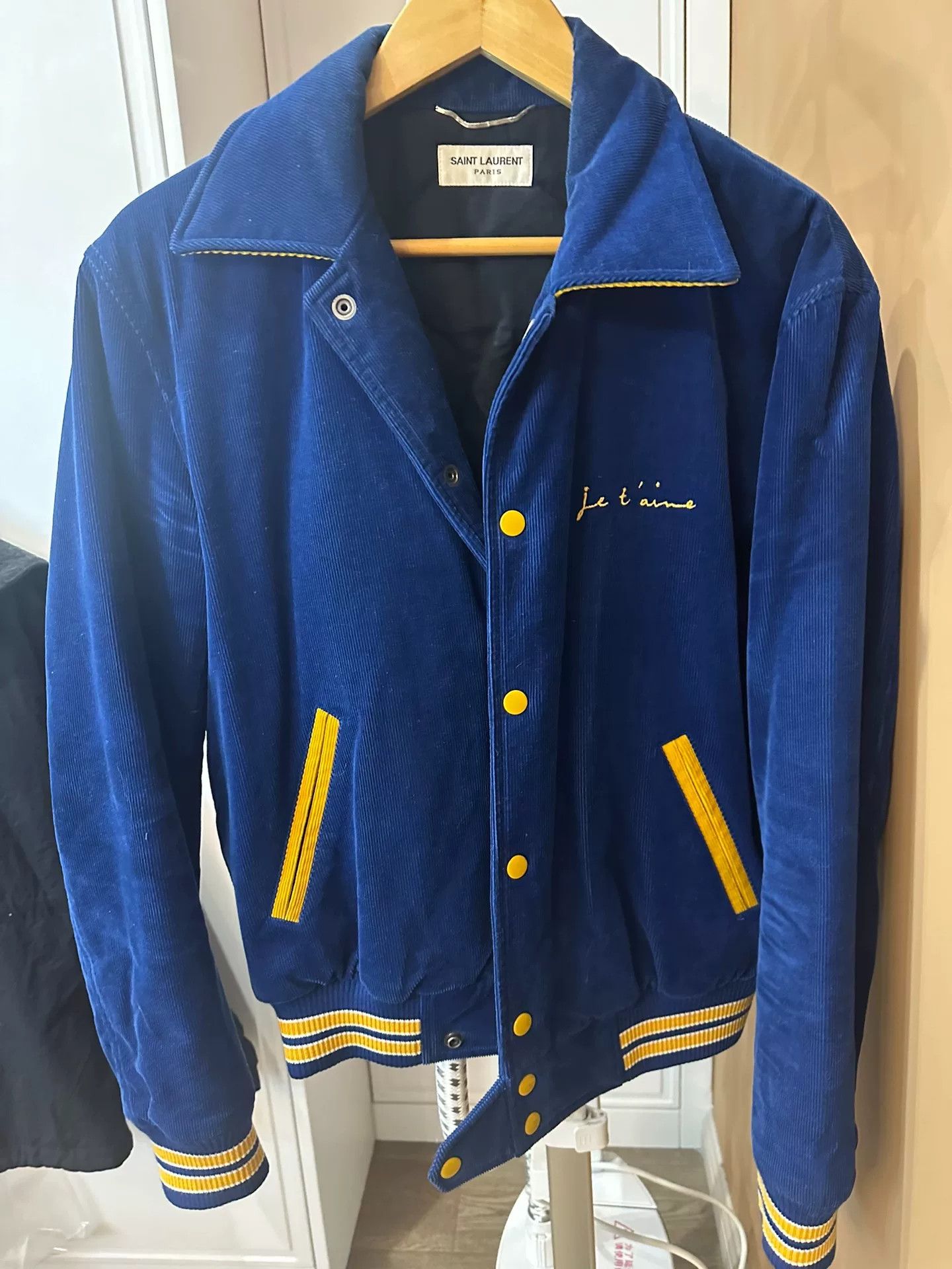 Saint Laurent Paris Saint Laurent Corduroy Baseball Jacket Size US M / EU 48-50 / 2 - 1 Thumbnail