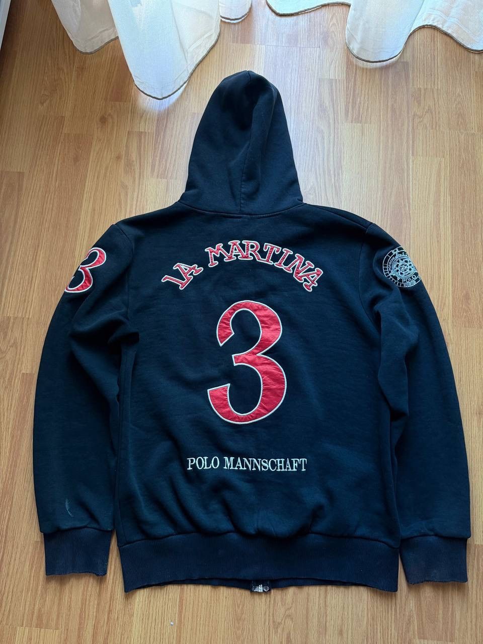 La Martina Vintage Porshe La Martina Black Zip Hoodie Sweatshirt Size US XL / EU 56 / 4 - 16 Thumbnail