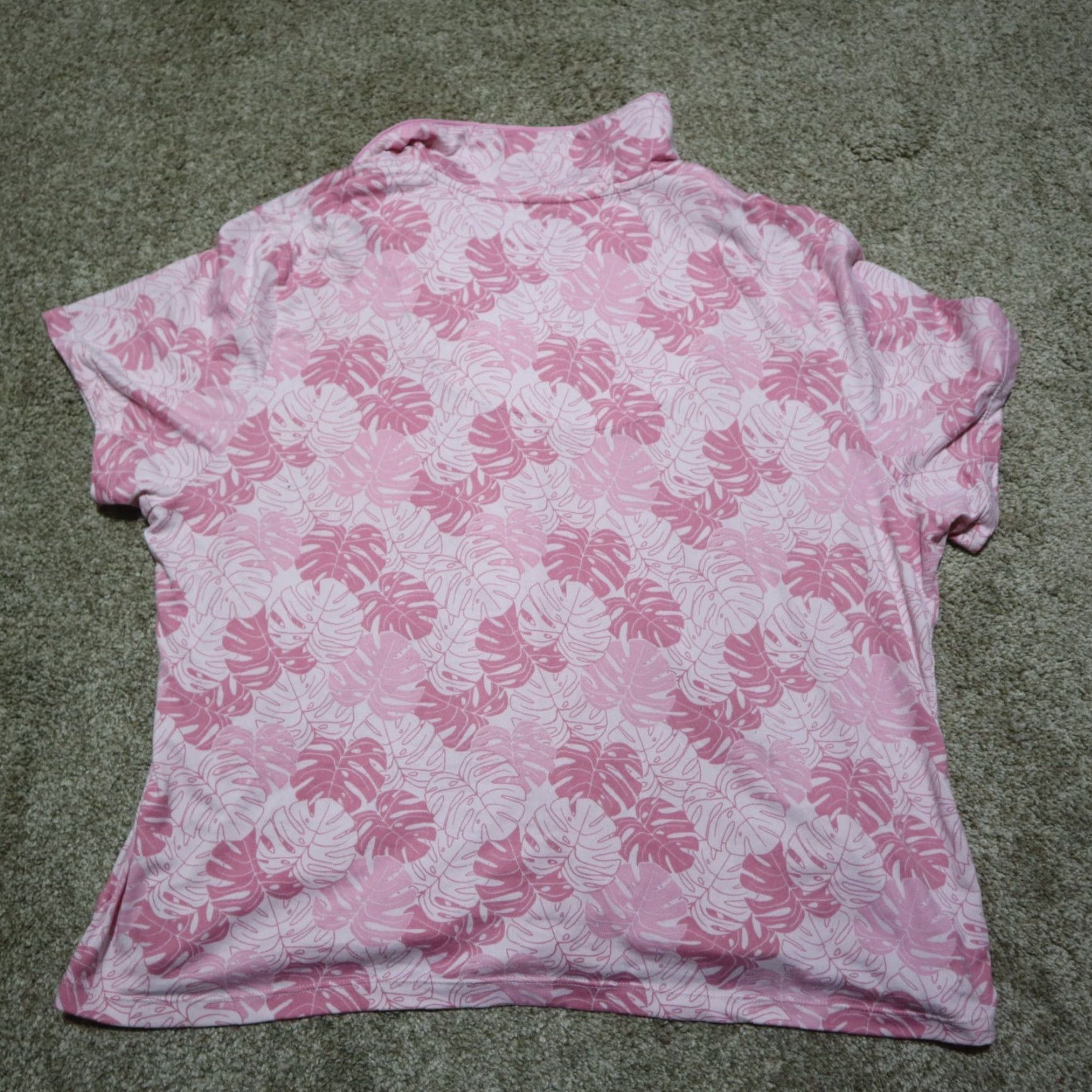 Tommy Bahama Tommy Bahama Shirt Women's Pajama Top XL Pink Floral Button Sleepwear Multicolor Polyester 90s? Size XL / US 12-14 / IT 48-50 - 6 Thumbnail