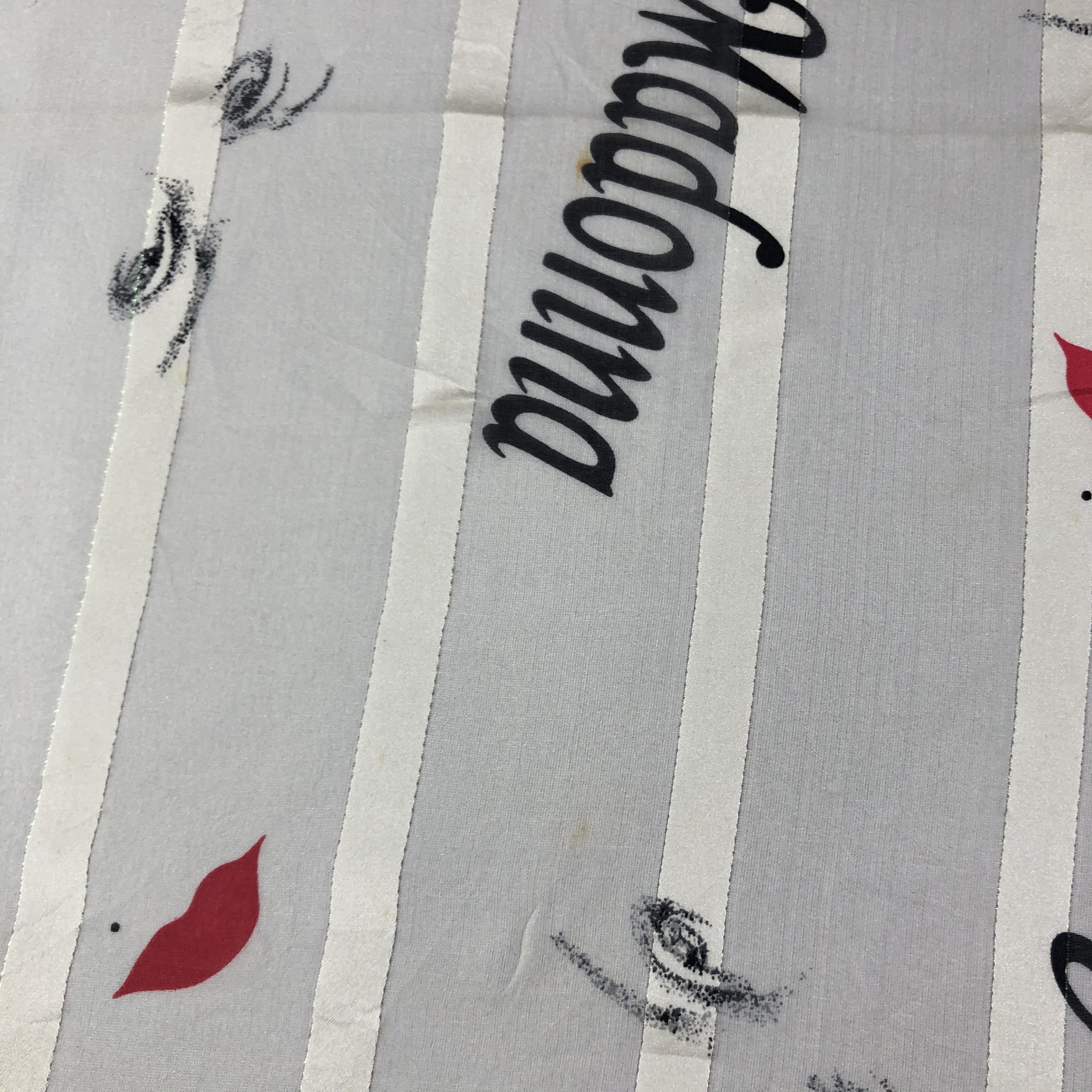 Vintage Vintage Madonna Silk Scarf Size ONE SIZE - 6 Thumbnail