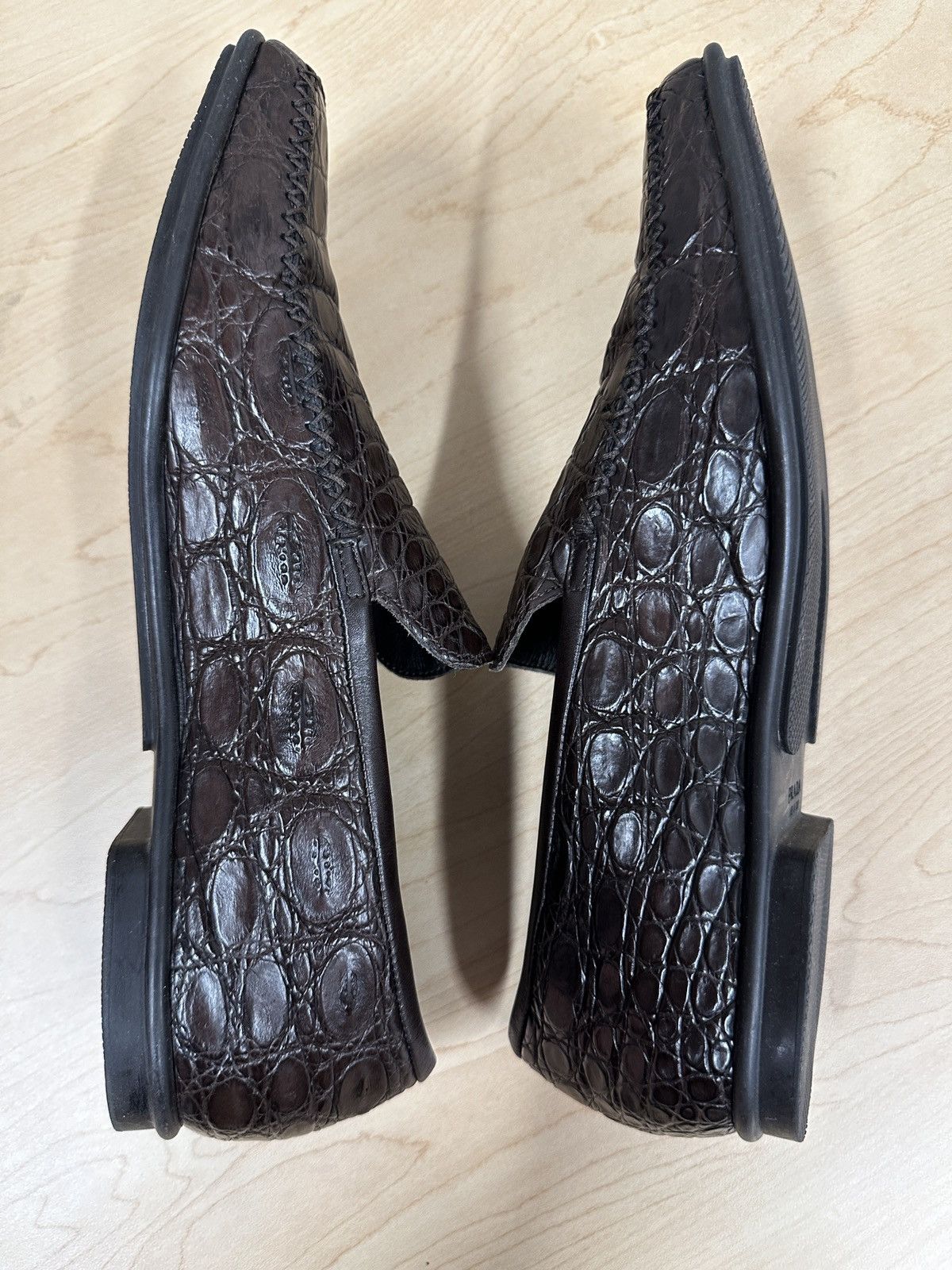 Prada Prada Crocodile Print Dress shoes Size US 11 / EU 44 - 5 Thumbnail