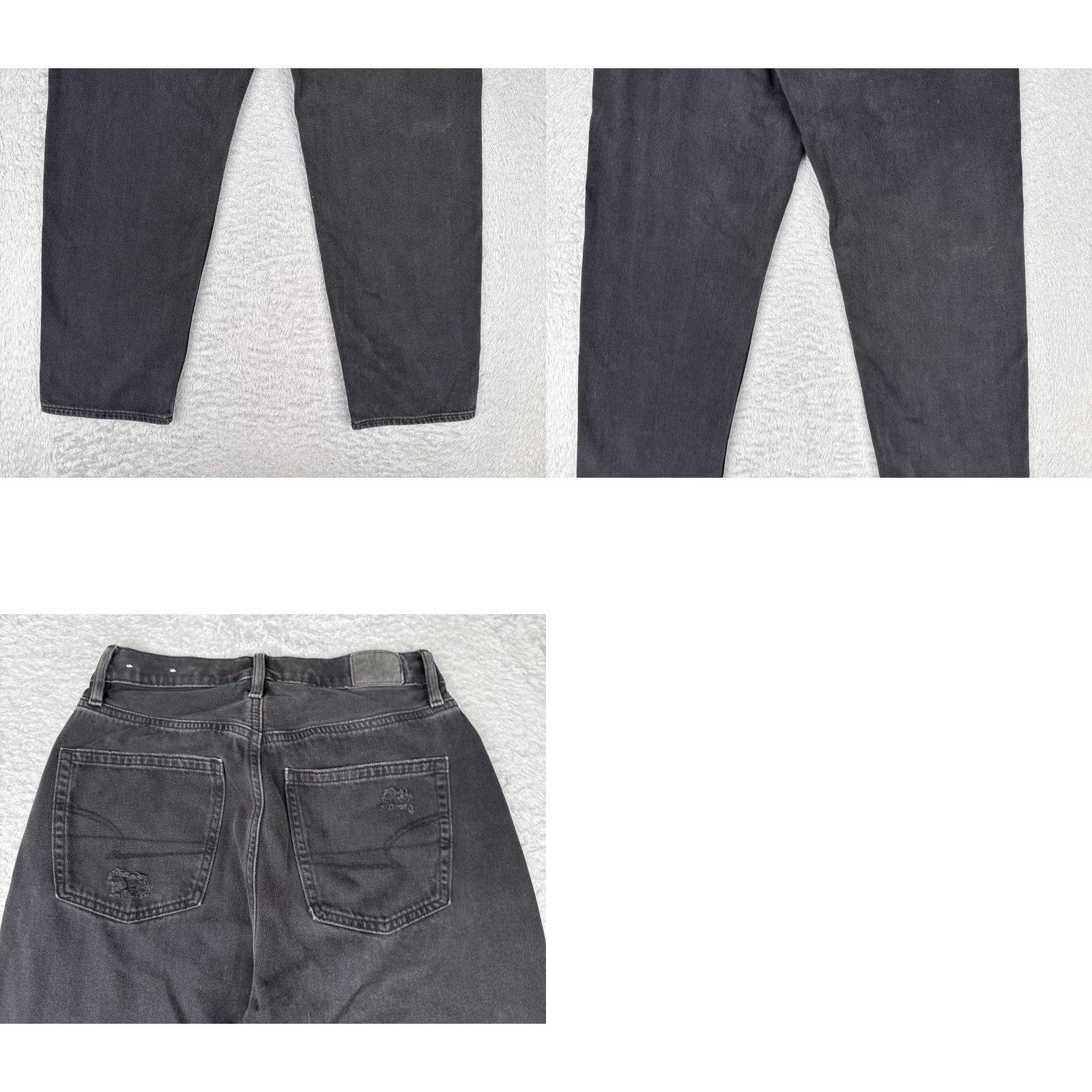 American Eagle Outfitters American Eagle Jeans Womens 6 Black Distressed Strigid High-Waisted Stovepipe Size 28" / US 6 / IT 42 - 10 Thumbnail