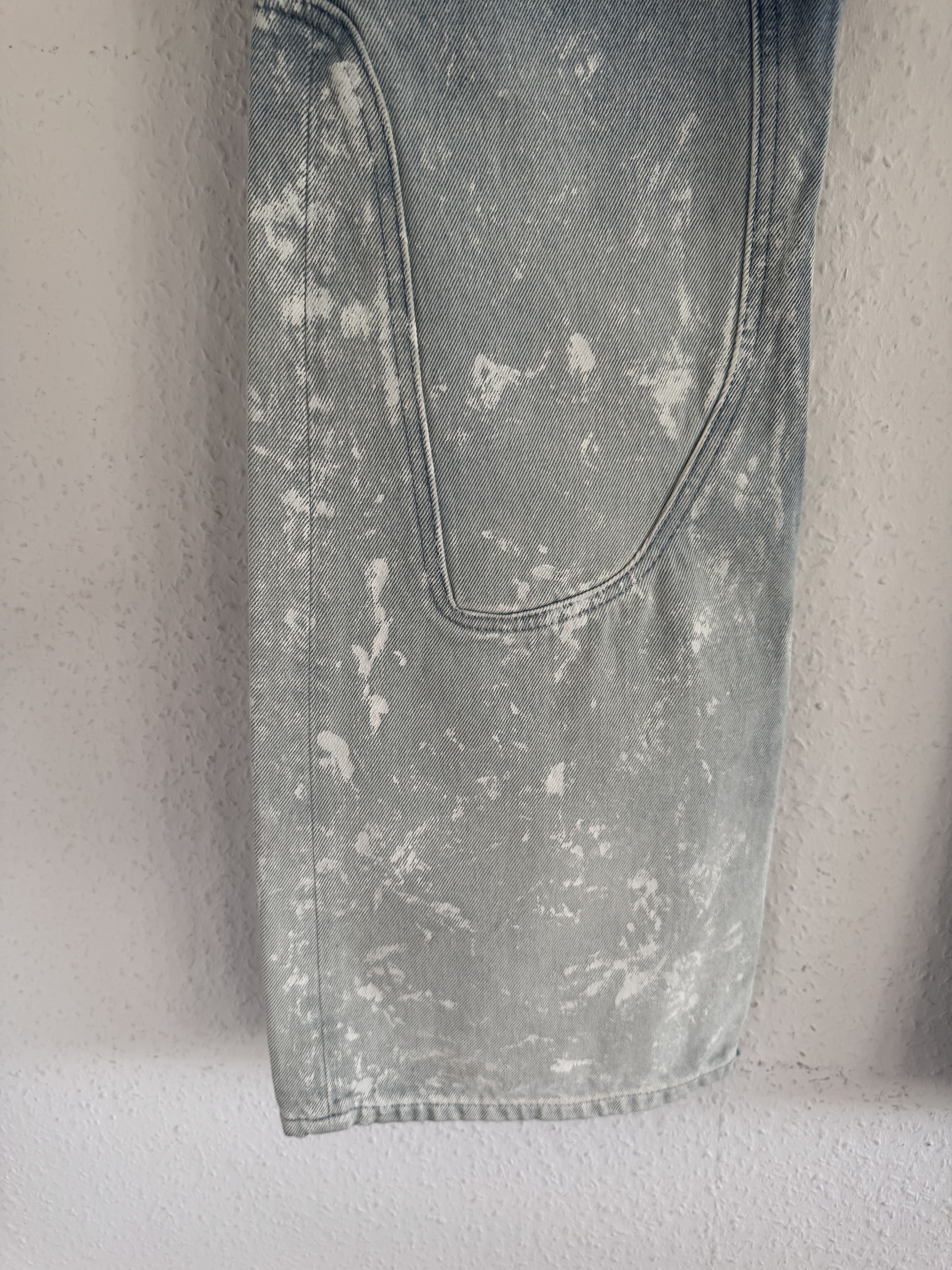 Off-White Paint-Splattered Degrade Denim Jeans Size US 34 / EU 50 - 9 Thumbnail