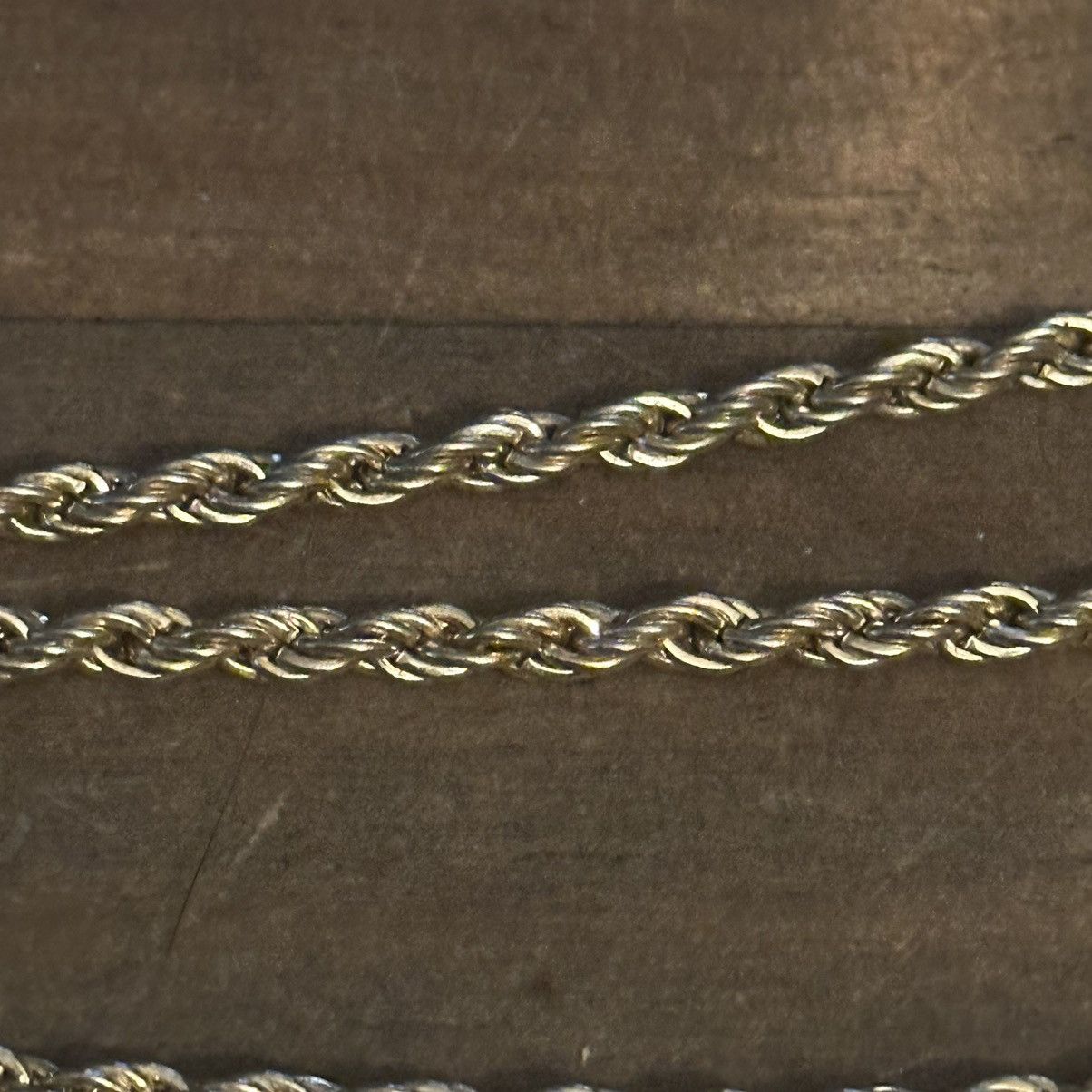 Vintage Vintage gold tone rope chain necklace Size ONE SIZE - 3 Thumbnail