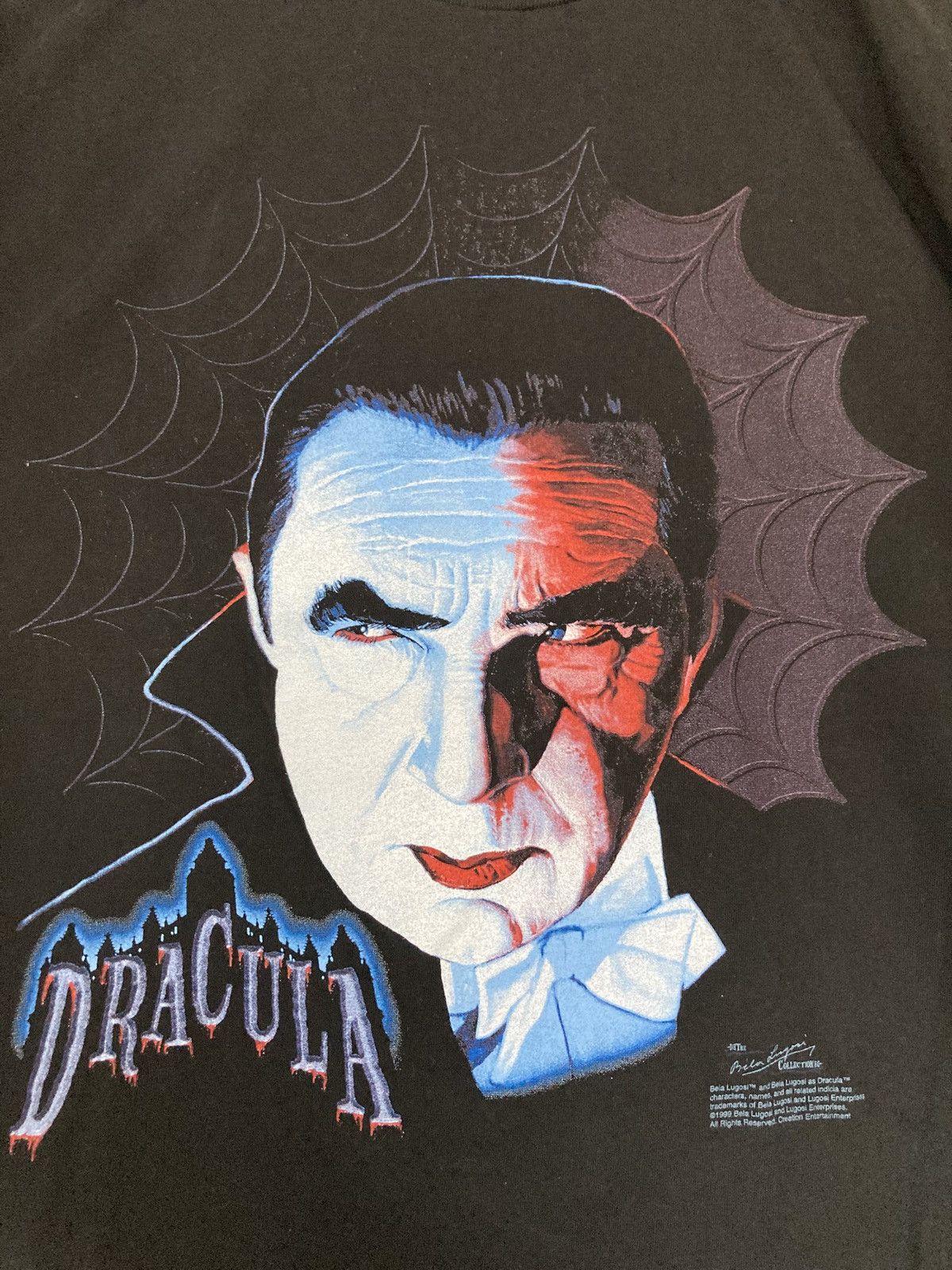 Universal Studios DRACULA BELA LUGOSI SHIRT 1999 VINTAGE 90S HORROR MOVIE GOTH Size US L / EU 52-54 / 3 - 3 Thumbnail