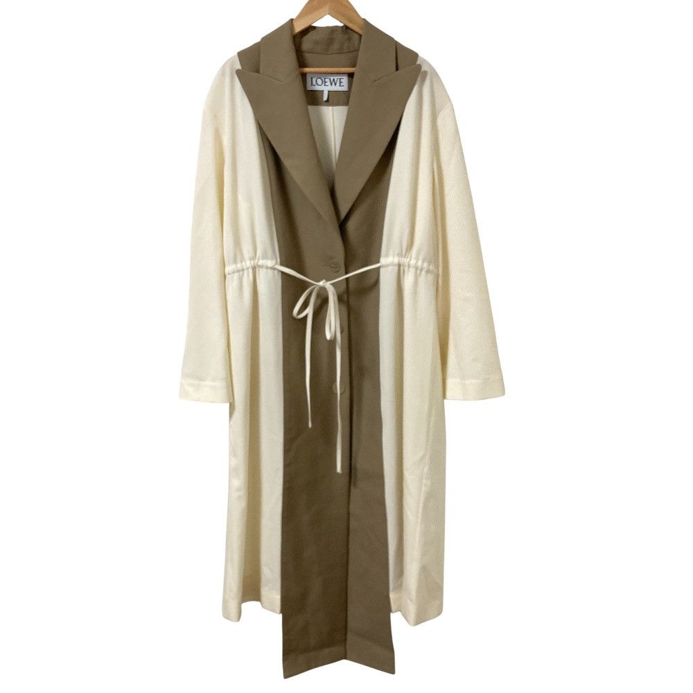 Loewe Loewe Loewe Bimaterial Long Coat Textile Outerwear S540336X41 DUTY FREE for USA Size ONE SIZE - 1 Thumbnail