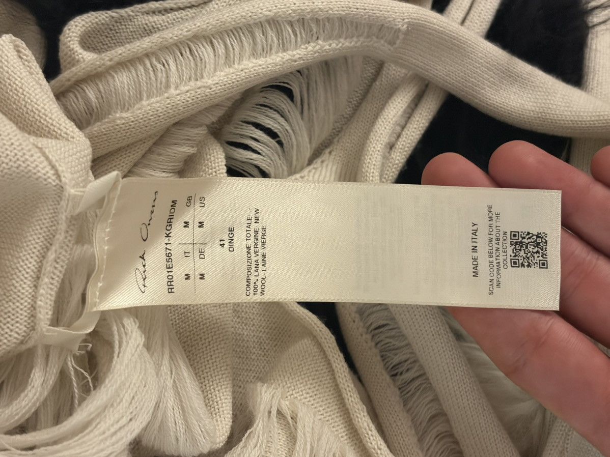 Rick Owens Rick owens distressed wool sweater Size US S / EU 44-46 / 1 - 4 Thumbnail