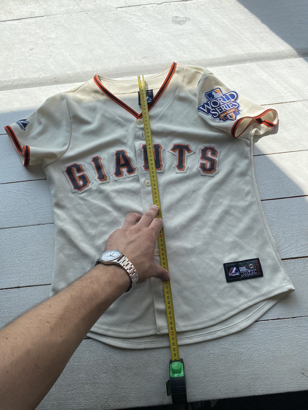 Majestic 2010 Giants World Series Jersey Womens medium