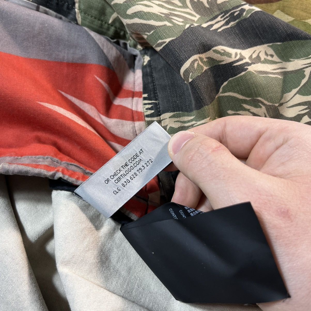 Palm Angels Palm Angels Patchwork Mixed Prints Camo Khaki Jacket Hype Size US L / EU 52-54 / 3 - 18 Thumbnail