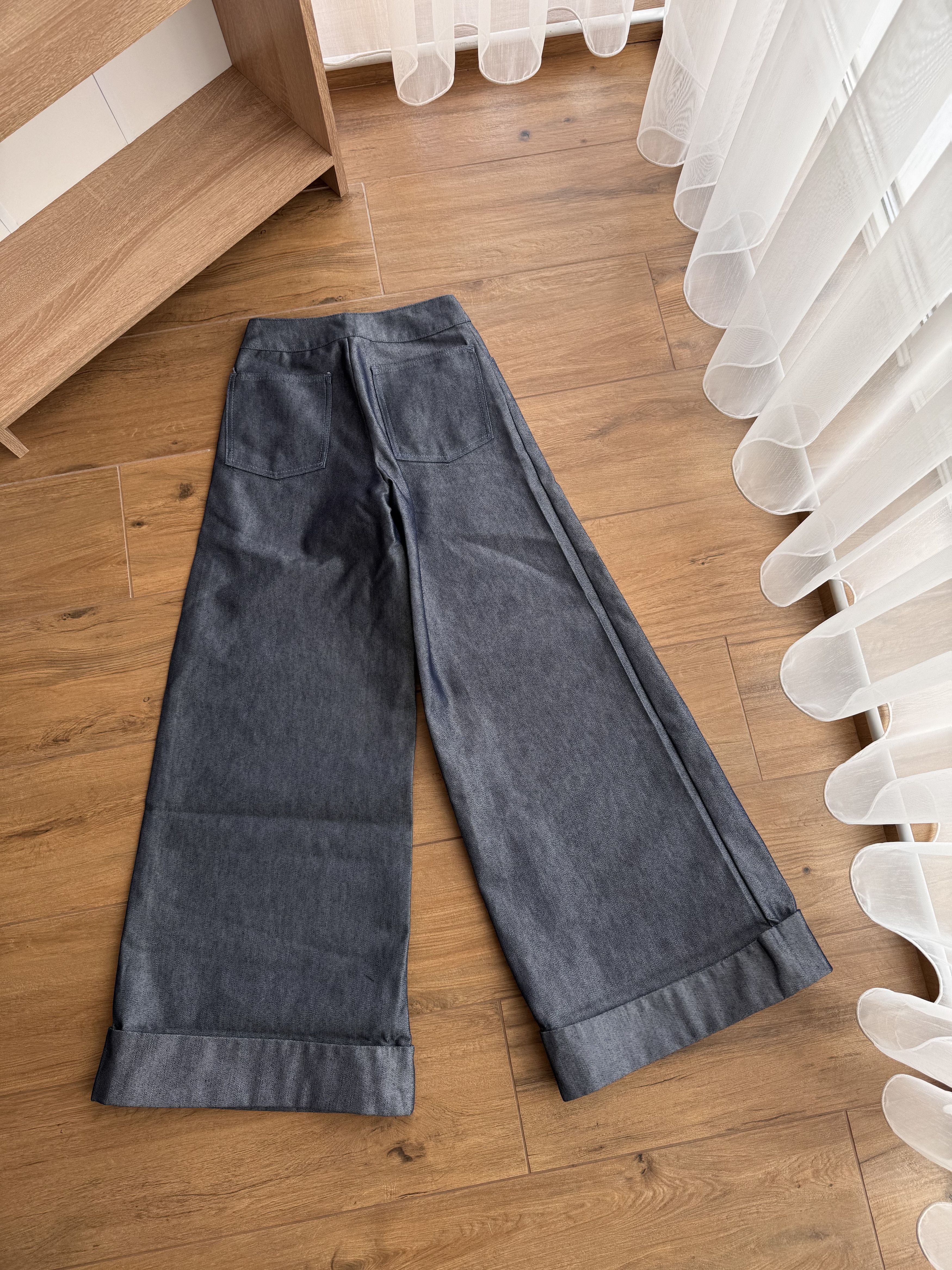 Japanese Brand × Vintage Vintage Auruze for Beau Baker 90s Skate Wide Leg Denim Jeans Size US 26 / EU 42 - 8 Thumbnail