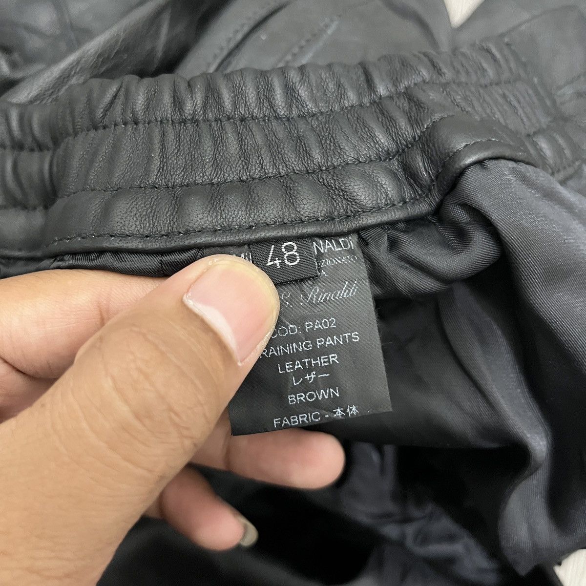 Beams Plus International Galley Beams Emiliano Rinaldi Leather Pant 🟥 Size US 26 / EU 42 - 19 Thumbnail