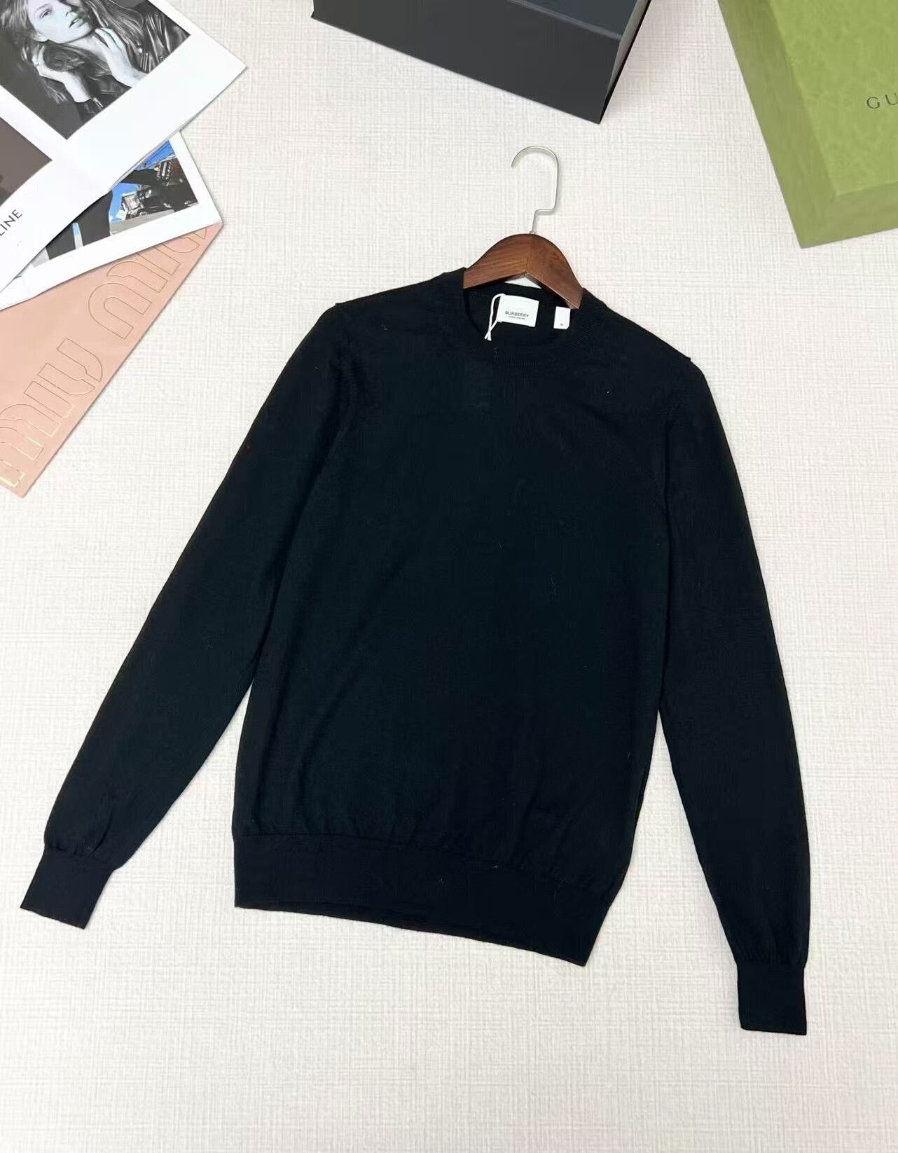Burberry Burberry Wool Crew Neck Knit Sweater Size US M / EU 48-50 / 2 - 1 Thumbnail