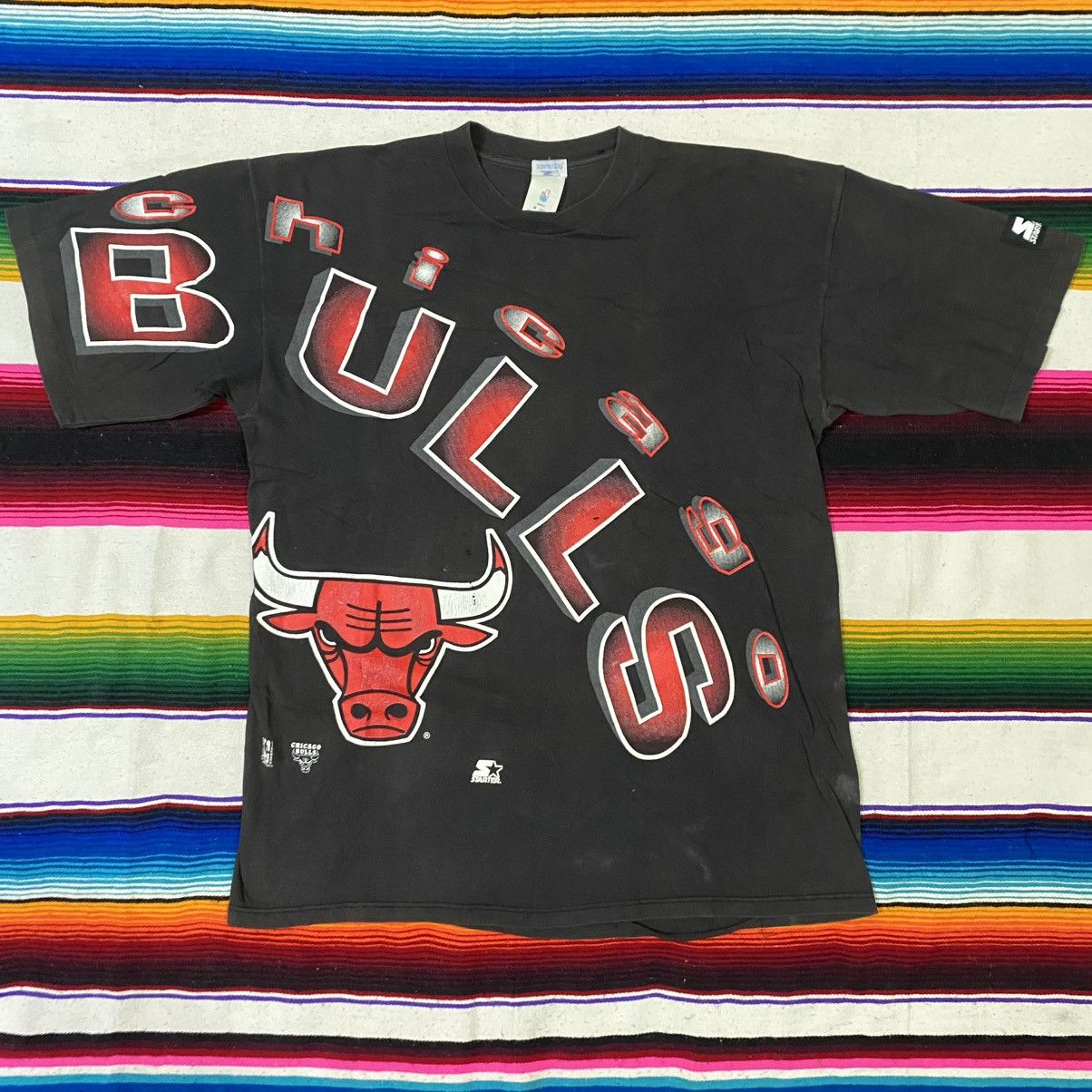 NBA × Starter × Vintage VINTAGE CHICAGO BULLS SHIRT Size US M / EU 48-50 / 2 - 1 Thumbnail