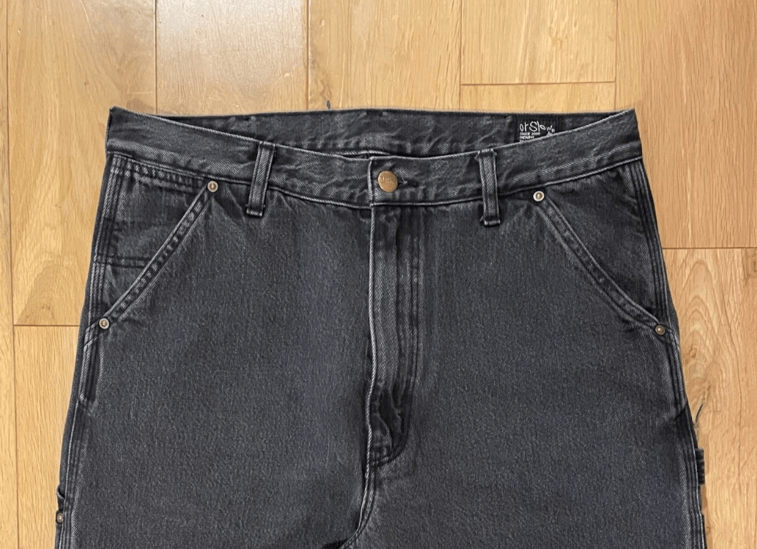 Orslow orSlow Dad's Fit Painter Pants Black Stone Denim Size 2 Size US 32 / EU 48 - 3 Thumbnail