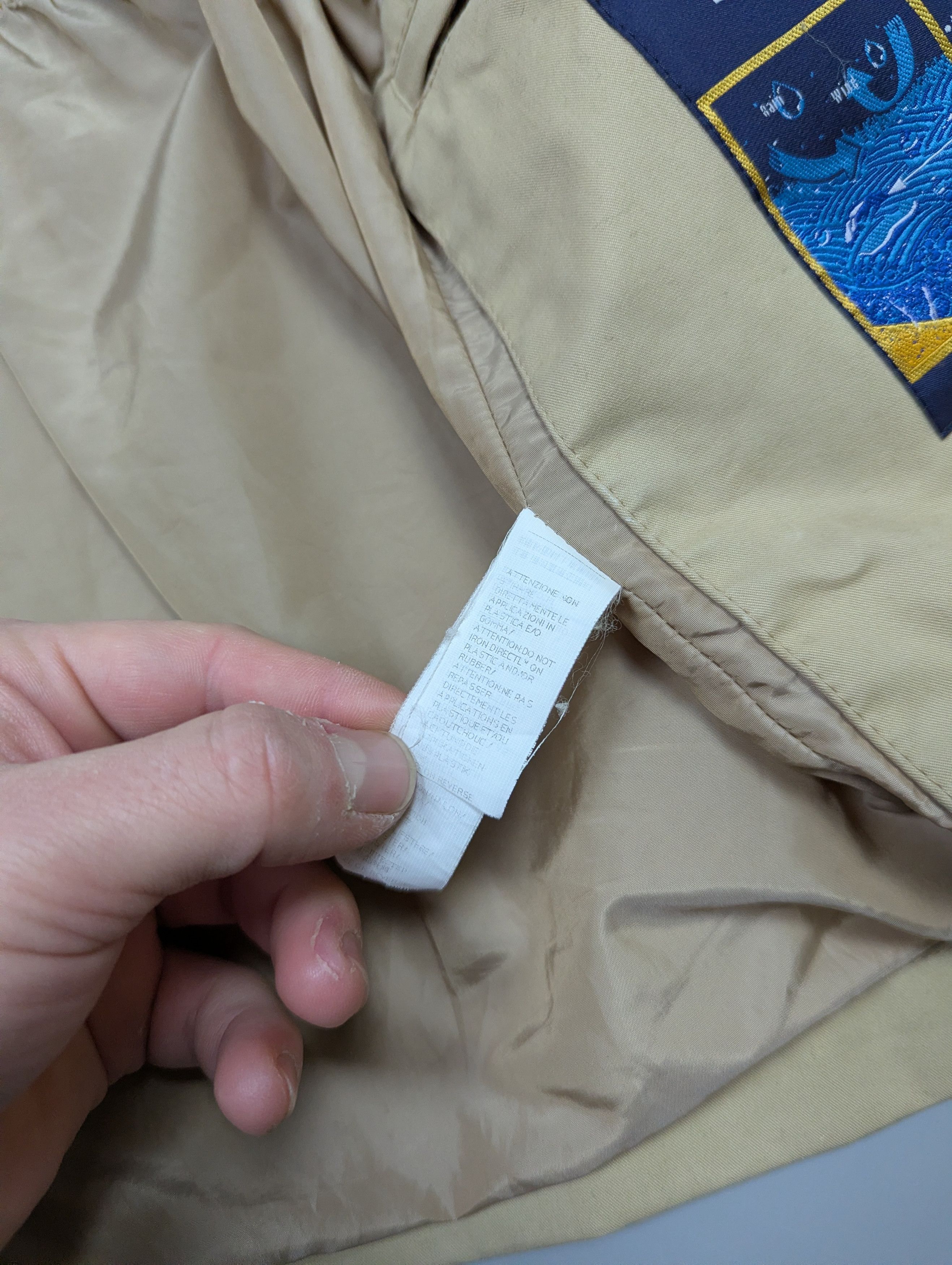 Paul & Shark Paul & Shark Vintage Typhoon 20000 Waterproof Beige Jacket Size US L / EU 52-54 / 3 - 9 Thumbnail