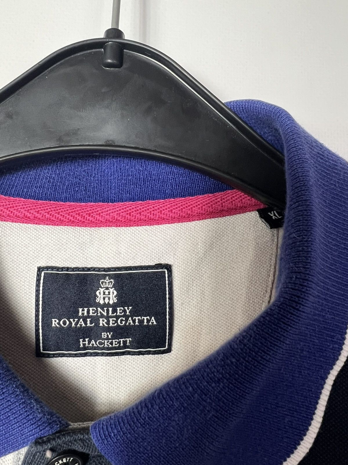Hackett Henley Royal Regatta by Hackett Polo Shirt Old Money Style Size US XL / EU 56 / 4 - 6 Thumbnail